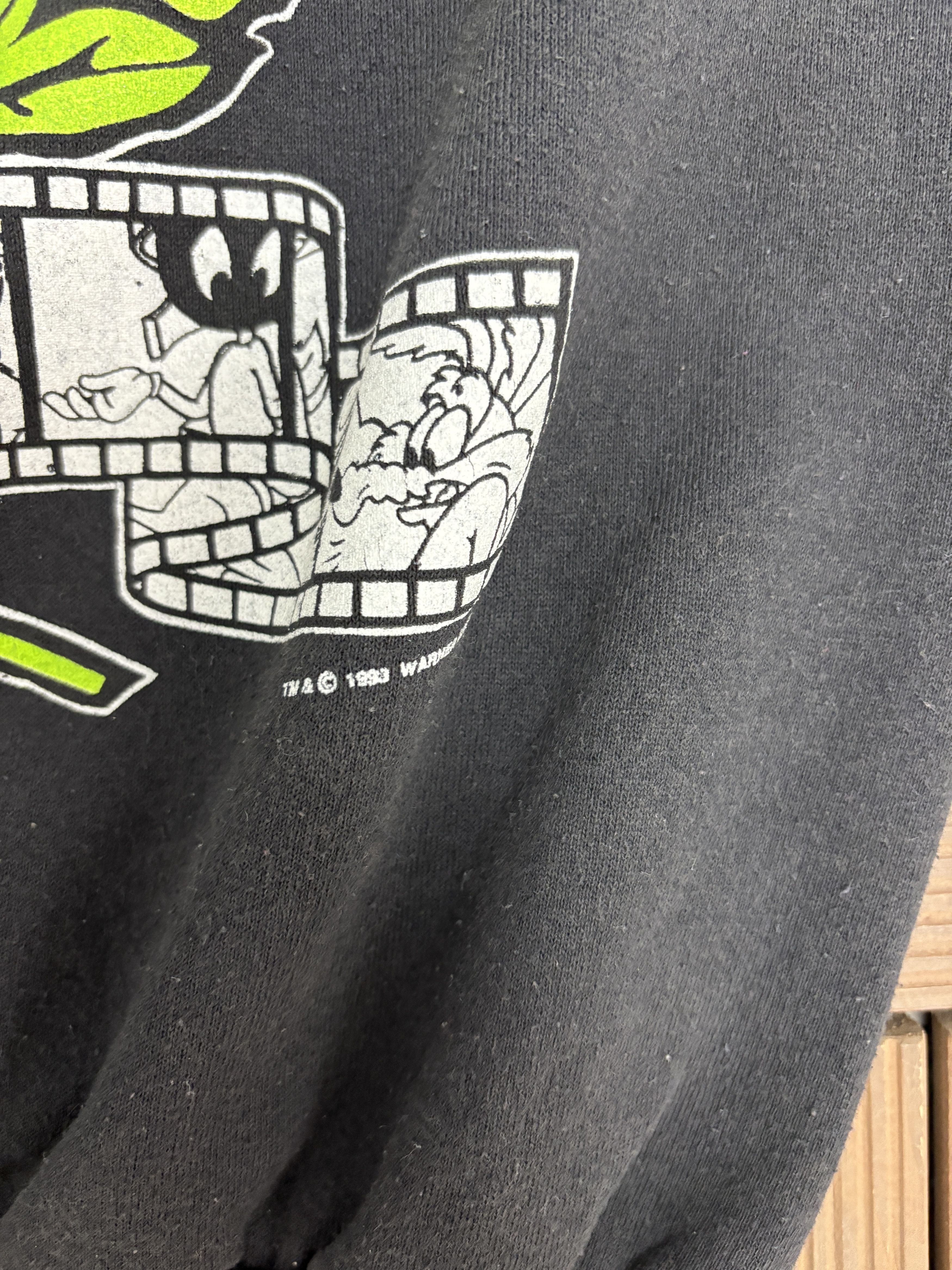 Vintage Looney Tunes Vintage Made in USA Black Crewneck Sweater Size US XXL / EU 58 / 5 - 3 Thumbnail