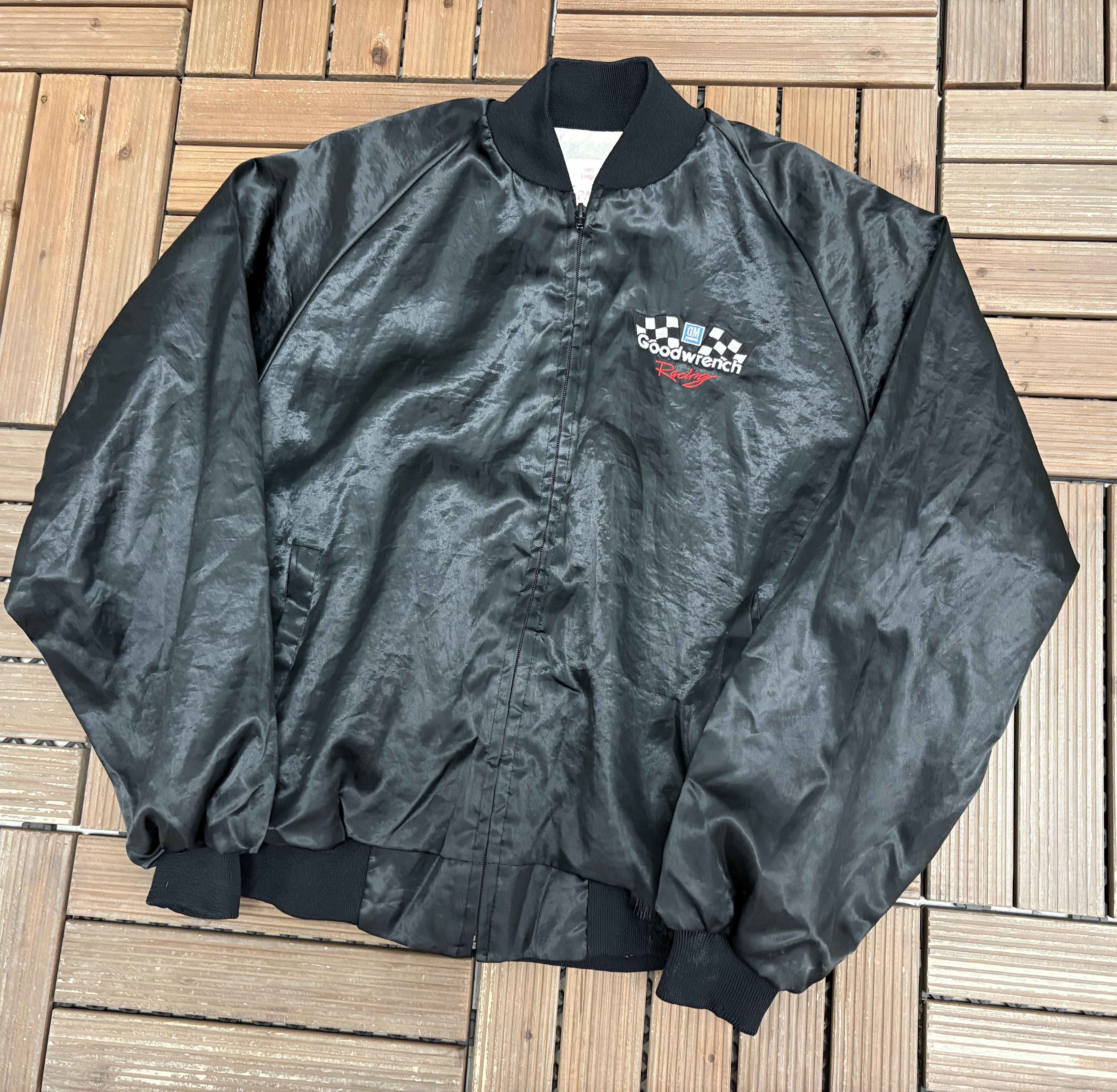 Vintage Goodwrench Racing NASCAR Vintage Black Jacket Size US L / EU 52-54 / 3 - 3 Thumbnail