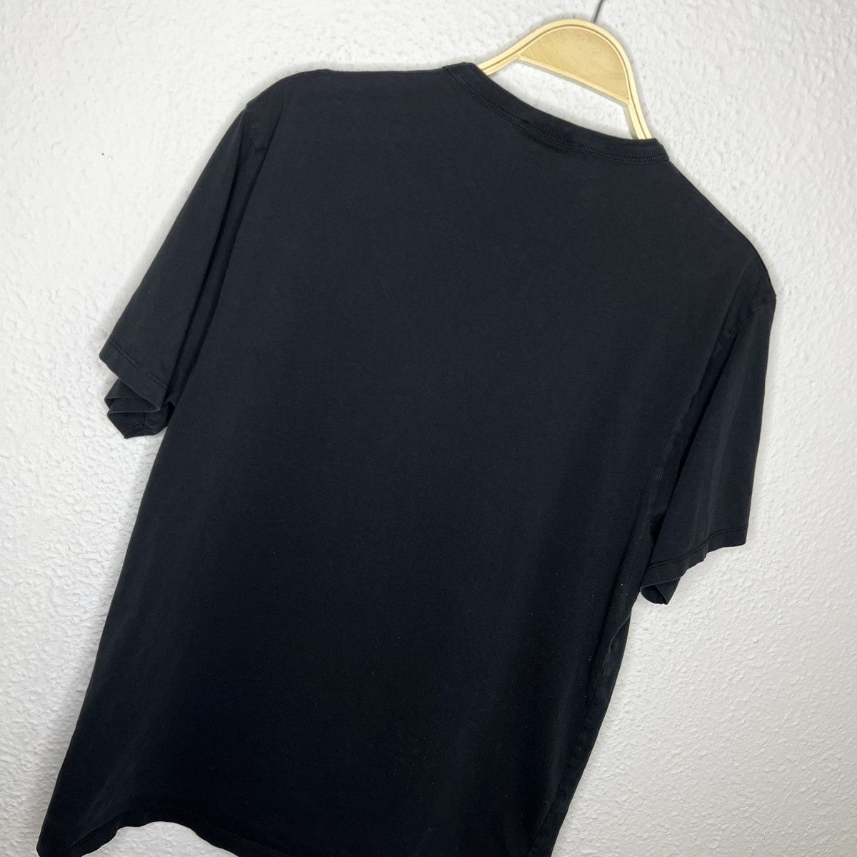 Designer × Maison Kitsune Maison Kitsune Tshirt Big Logo Fox Spellout Black Tshirt Tee Size US L / EU 52-54 / 3 - 8 Thumbnail