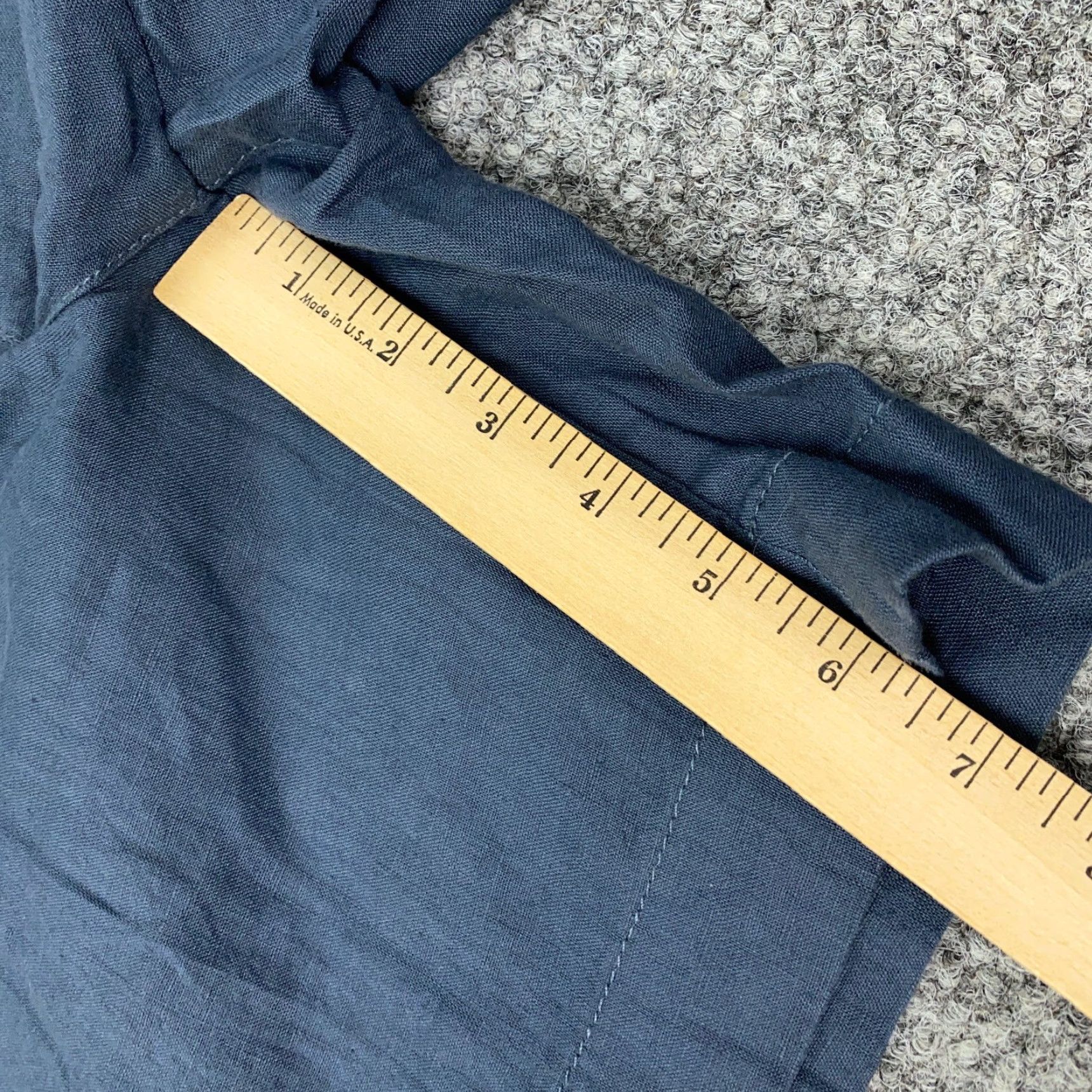 Athleta VINTAGE Athleta Linen Shorts Womens Size 6 Casual Lightweight Blue High Rise Chino Size 28" / US 6 / IT 42 - 5 Thumbnail