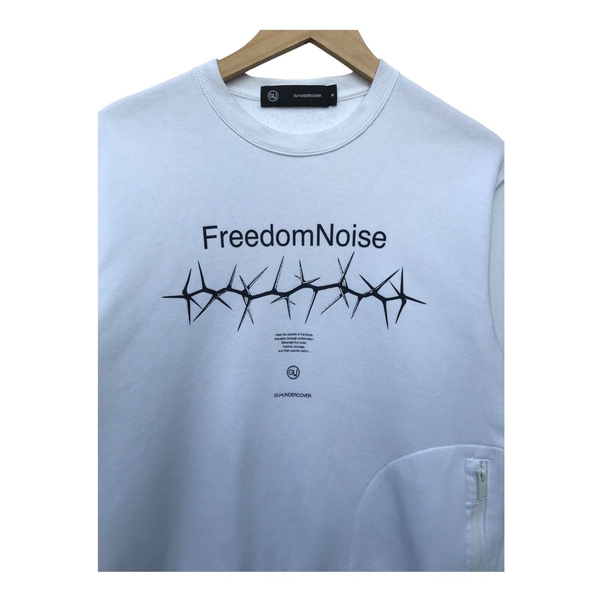 GU × Undercover GU Undercover Freedom Noise Streetwear Sweatshirt Size US M / EU 48-50 / 2 - 5 Thumbnail