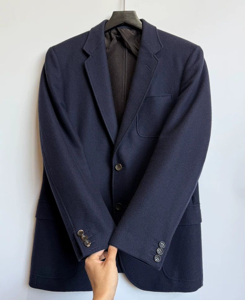 Gucci Gucci Pure cashmere dark blue suit Size 50R - 2 Thumbnail