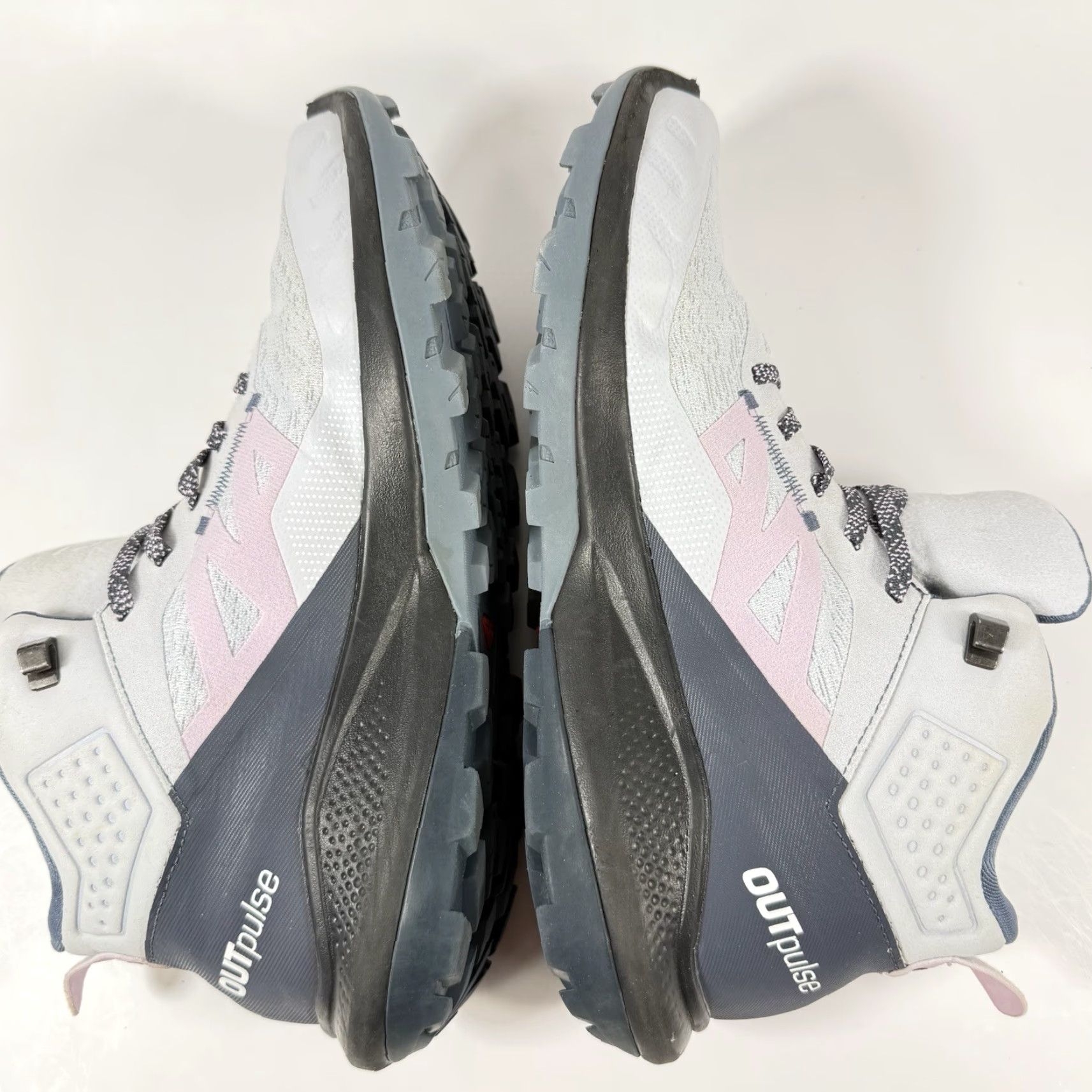 Salomon Salomon OUTpulse Mid GTX Hiking Boots Arctic Ice Ink Orchid Gore-Tex Women’s 9 Size US 9 / IT 39 - 5 Thumbnail