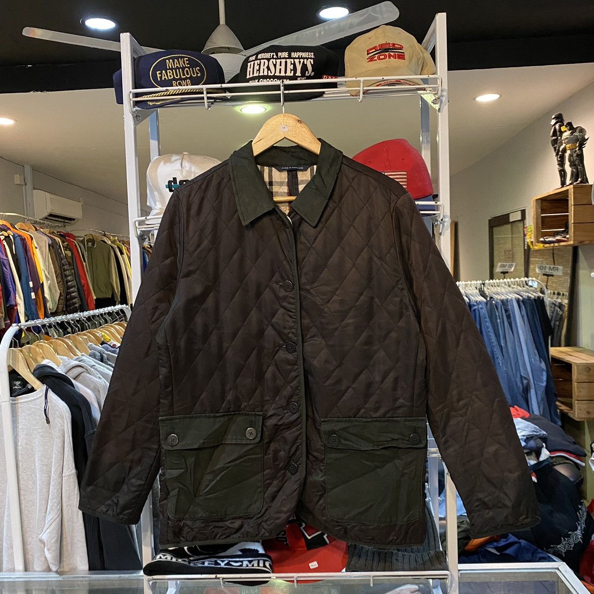 Burberry × Vintage VINTAGE‼️Burberry- Men’s Quilted Jacket Size US L / EU 52-54 / 3 - 1 Thumbnail