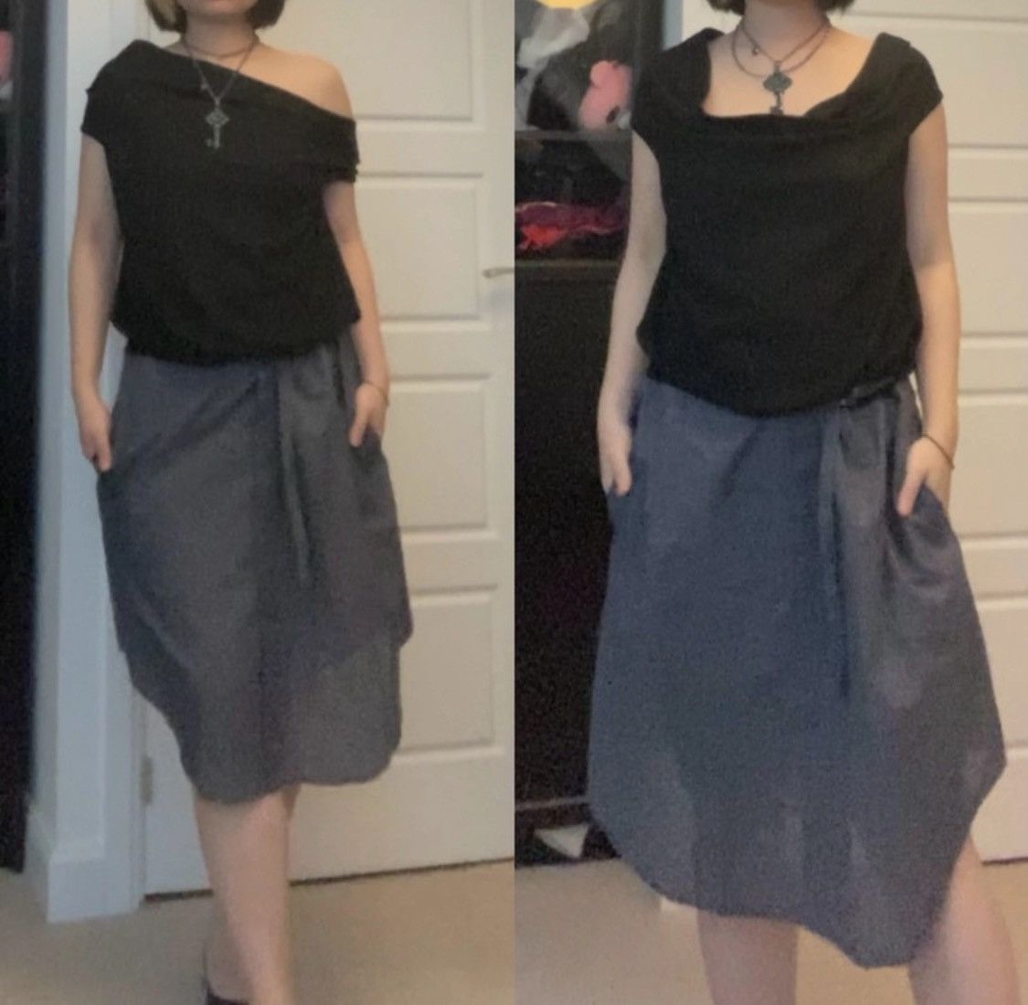 Limi Feu Yohji Yamamoto - Limi feu Wide Neck/Off-Shoulder Dress Size ONE SIZE - 7 Thumbnail