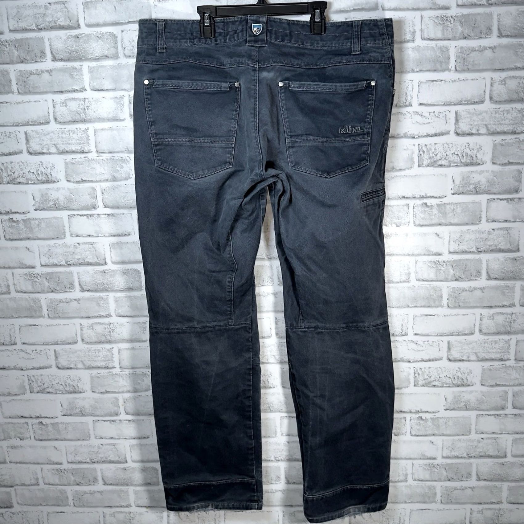 Vintage Kuhl Cargo Blue Cotton Blend Hiking Pants Mens Size 38x32 Size US 38 / EU 54 - 5 Thumbnail