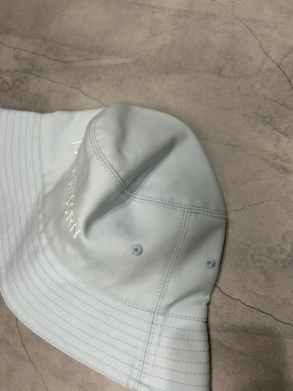 Burberry Women Burberry Blue Fisherman Hat with Animal Embroidery Size ONE SIZE - 6 Thumbnail