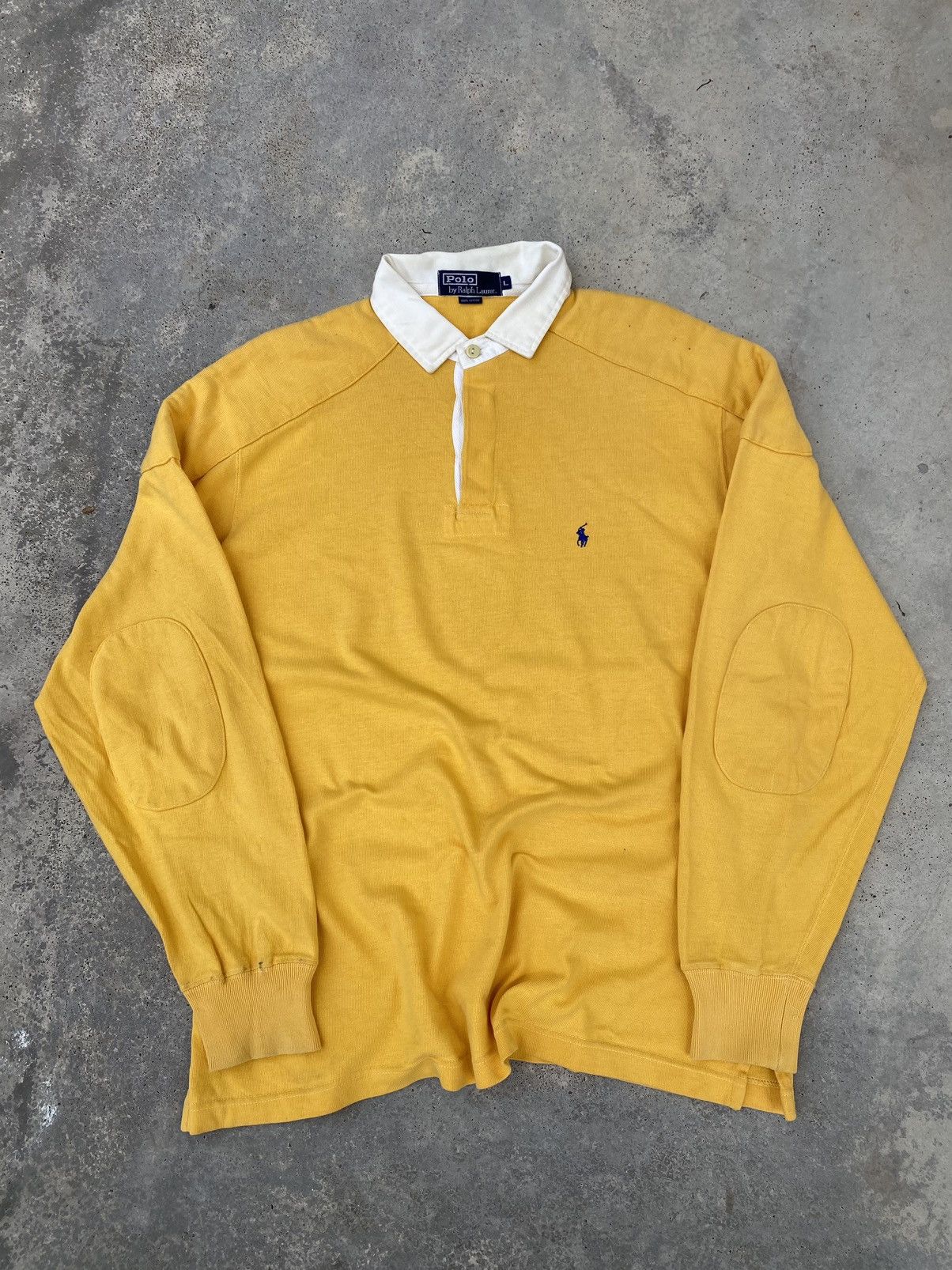 Polo Ralph Lauren Vintage Polo Ralph Lauren Rugby Long Sleeve polo shirt Size US L / EU 52-54 / 3 - 1 Thumbnail