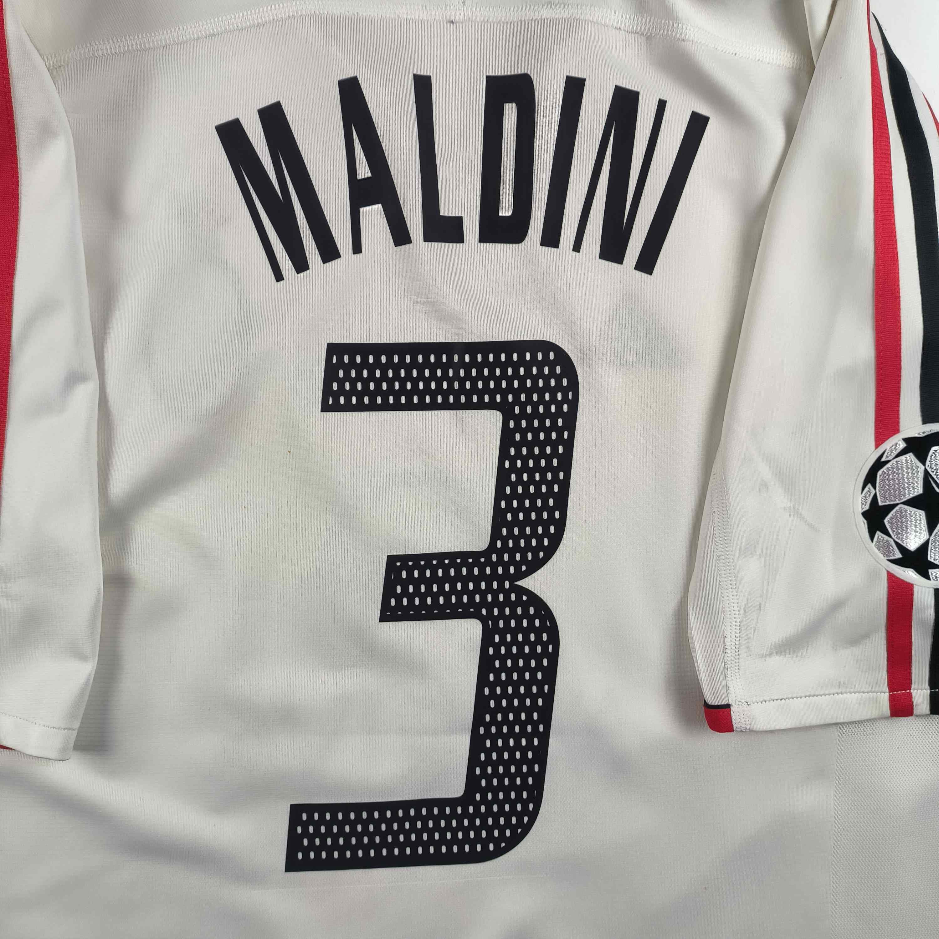 Adidas AC Milan 2003-04 Adidas away UCL Maldini football jersey XL Size US XL / EU 56 / 4 - 10 Thumbnail