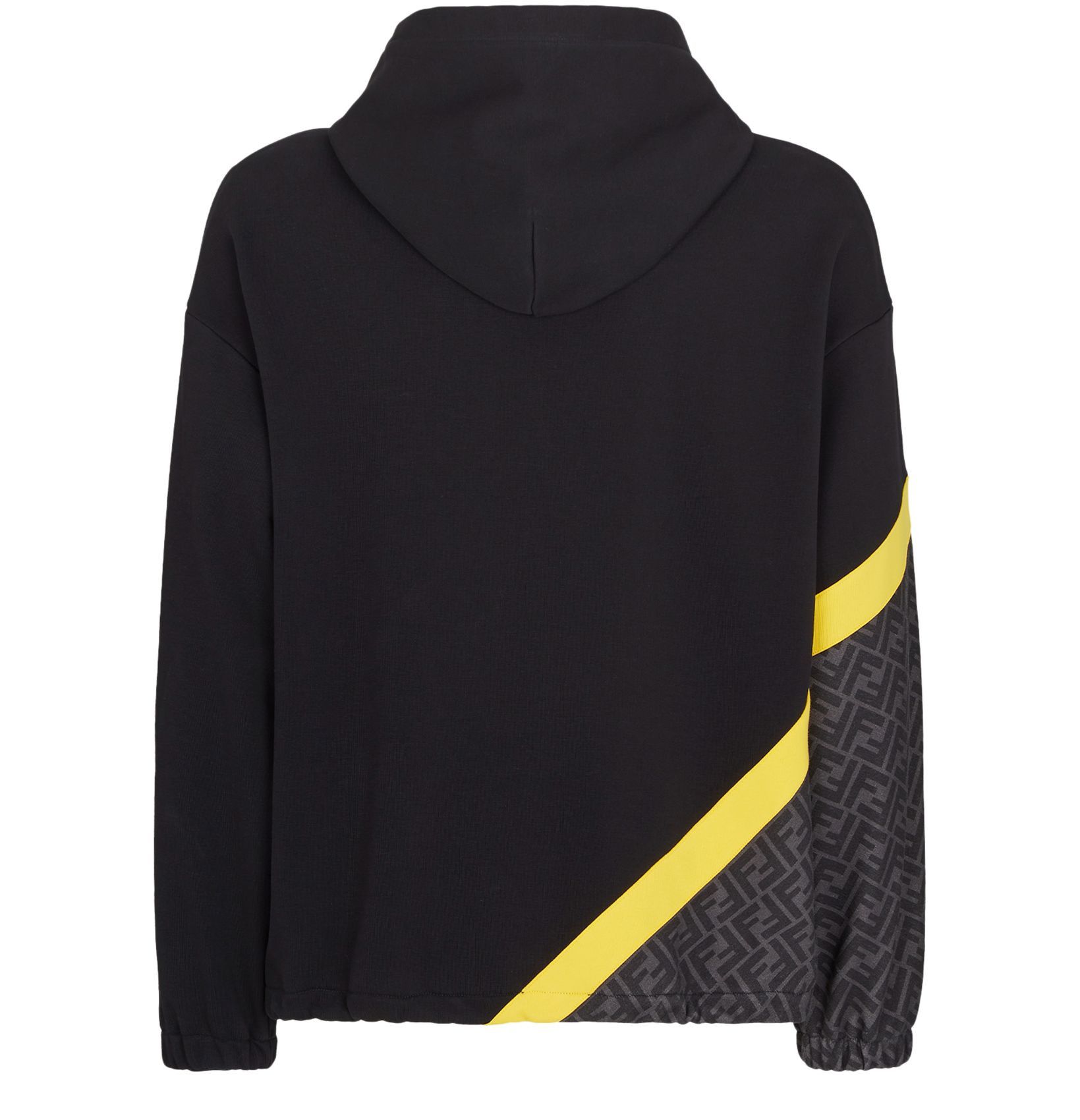 Fendi o1s1wg111224 Dropped Sleeves Hoodie in Black Size US L / EU 52-54 / 3 - 2 Thumbnail