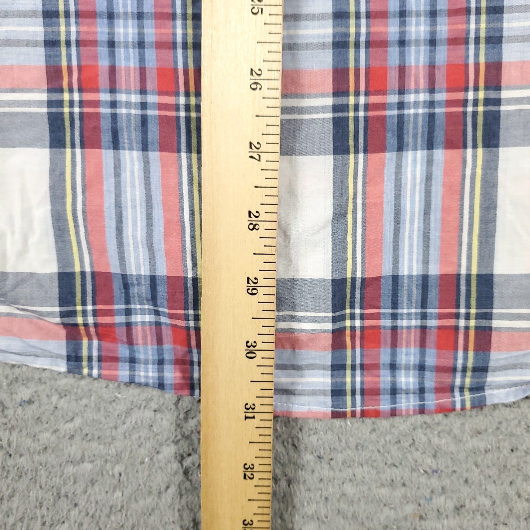 Tommy Hilfiger Tommy Hilfiger Shirt Mens Large Red Plaid Button-Up Long Sleeve Casual Classic Preppy Mens Size US L / EU 52-54 / 3 - 5 Thumbnail