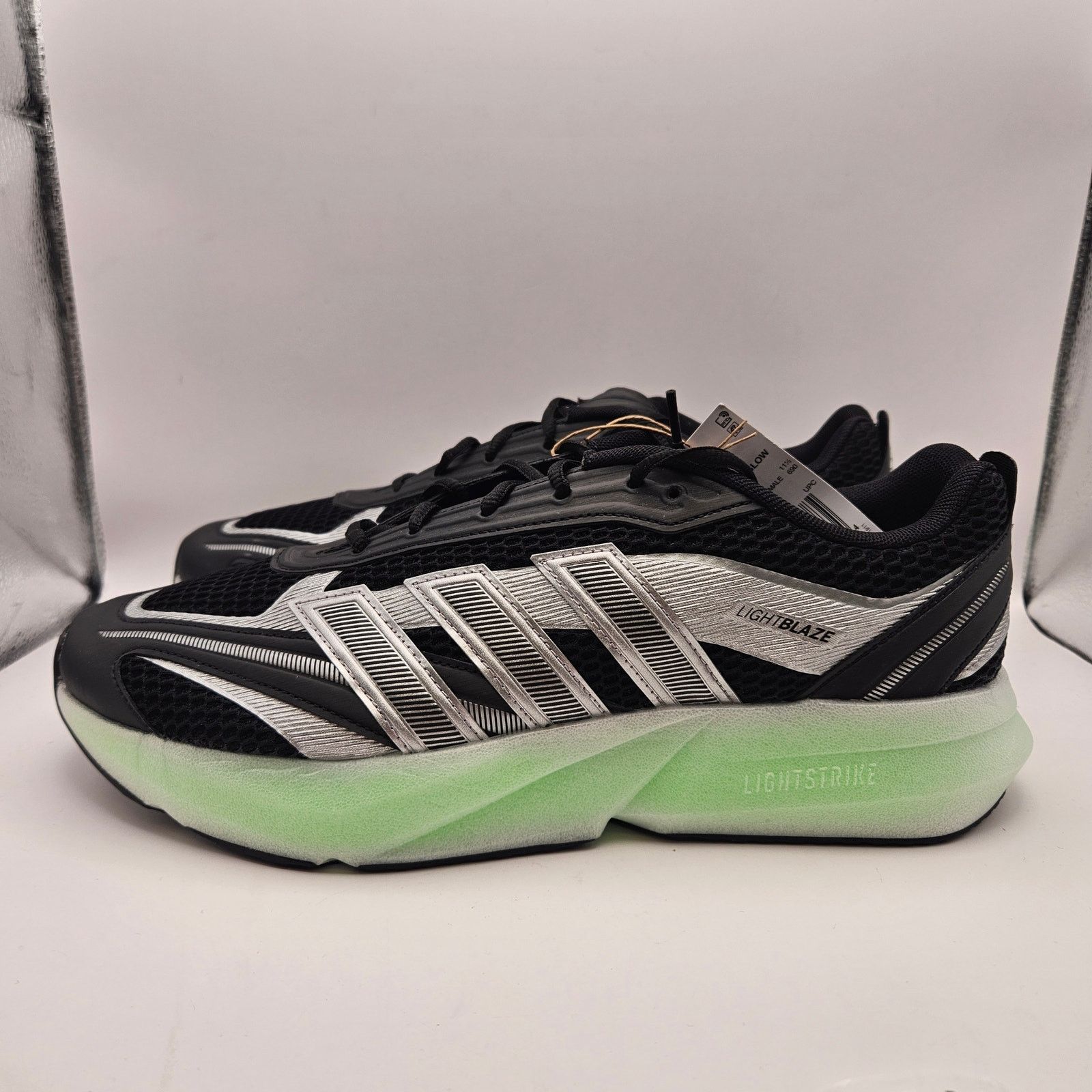 Adidas ADIDAS MEN'S 12 LIGHTBLAZE GLOW LACE UP BLACK NWOB JP6321 Size US 12 / EU 45 - 2 Thumbnail