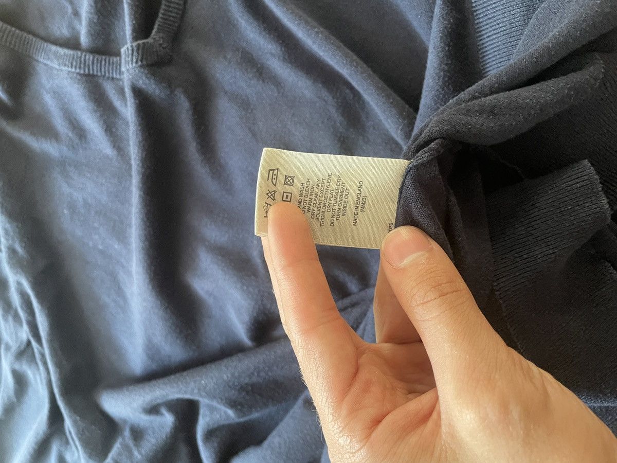 Vintage 💰Vintage Burberry Lightweight Sweater 90s V-neck Size US XXL / EU 58 / 5 - 7 Thumbnail
