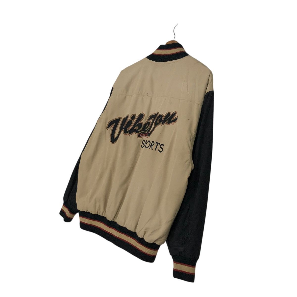 Japanese Brand 🔥VINTAGE BOMBER JACKET WIKE & LON BIG LOGO ISSEY MIYAKE Size US L / EU 52-54 / 3 - 11 Thumbnail
