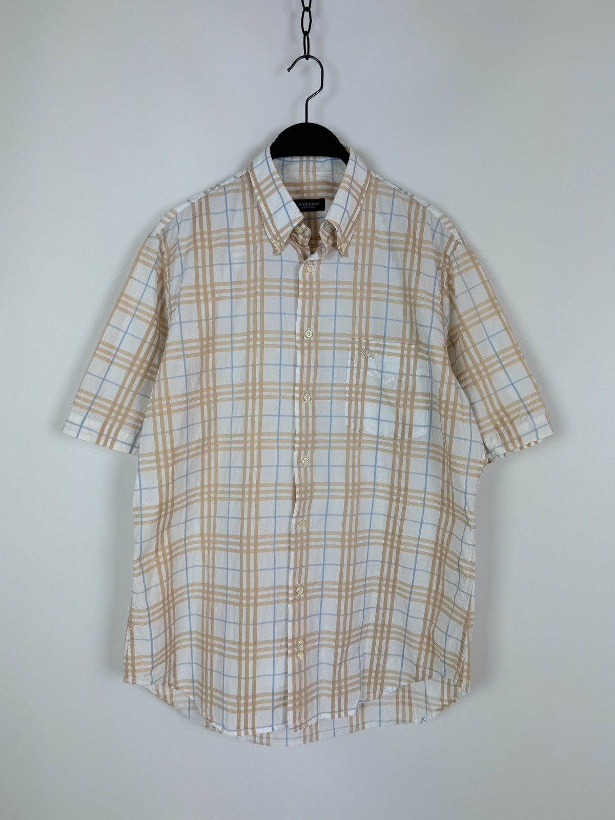 Burberry × Vintage Y2K Vintage Burberry London Nova Check Shirt Size US M / EU 48-50 / 2 - 1 Thumbnail