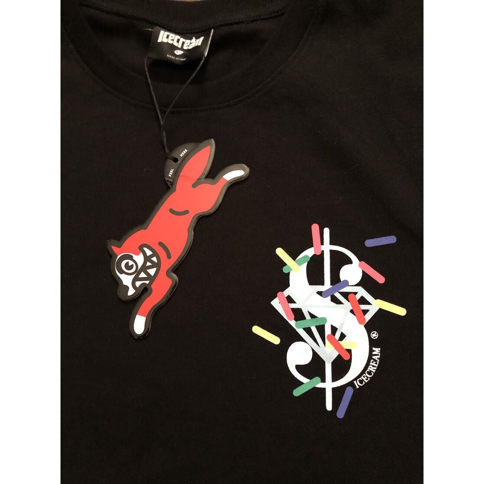 Icecream ICECREAM $ and Cents SS Tee 411-2204 Black 2021 New SizeXL Size US XL / EU 56 / 4 - 1 Thumbnail