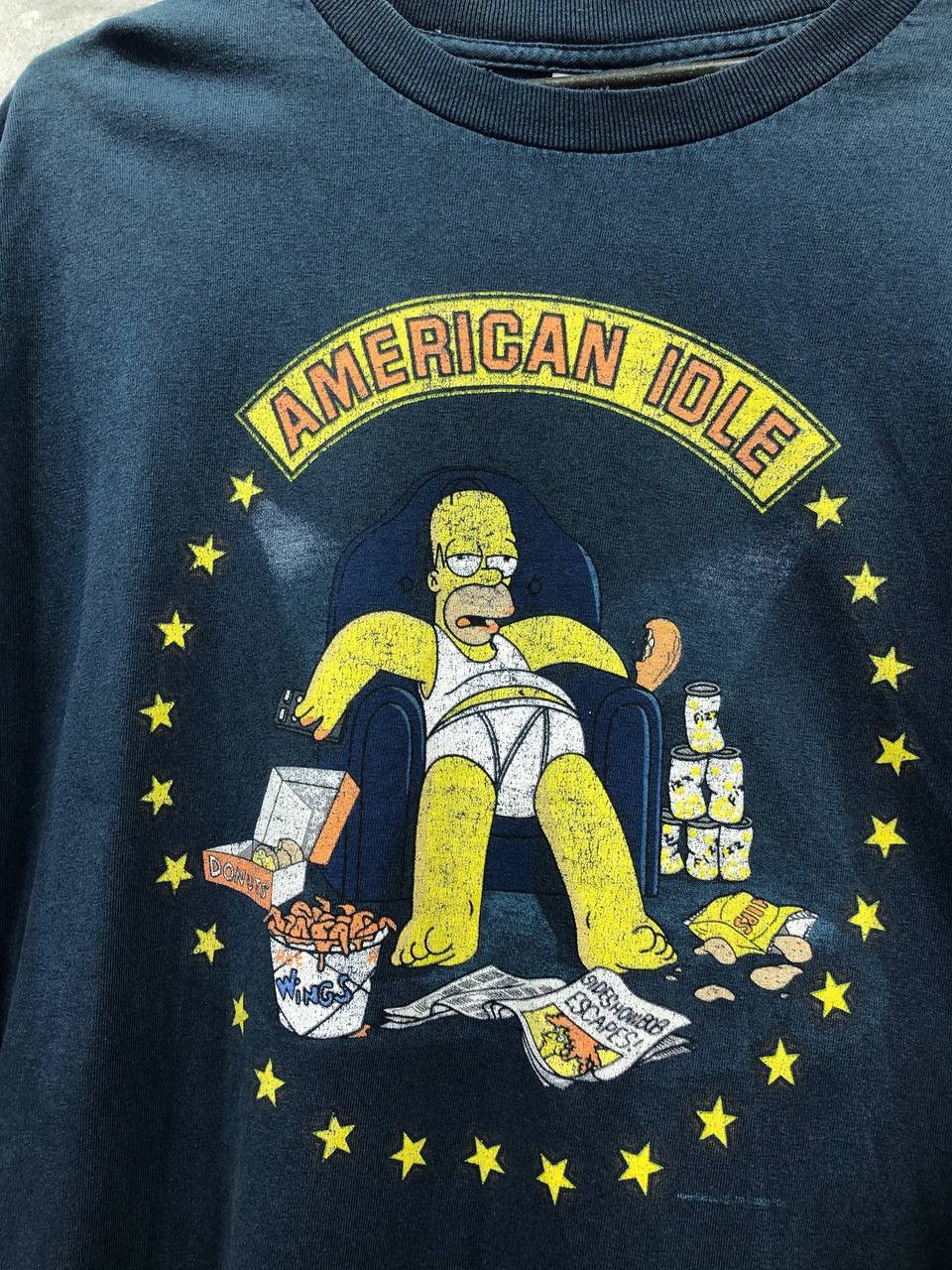 Vintage Mens Vintage The Simpson T-Shirt 2003 Tee Matthew Groening Size US L / EU 52-54 / 3 - 2 Thumbnail