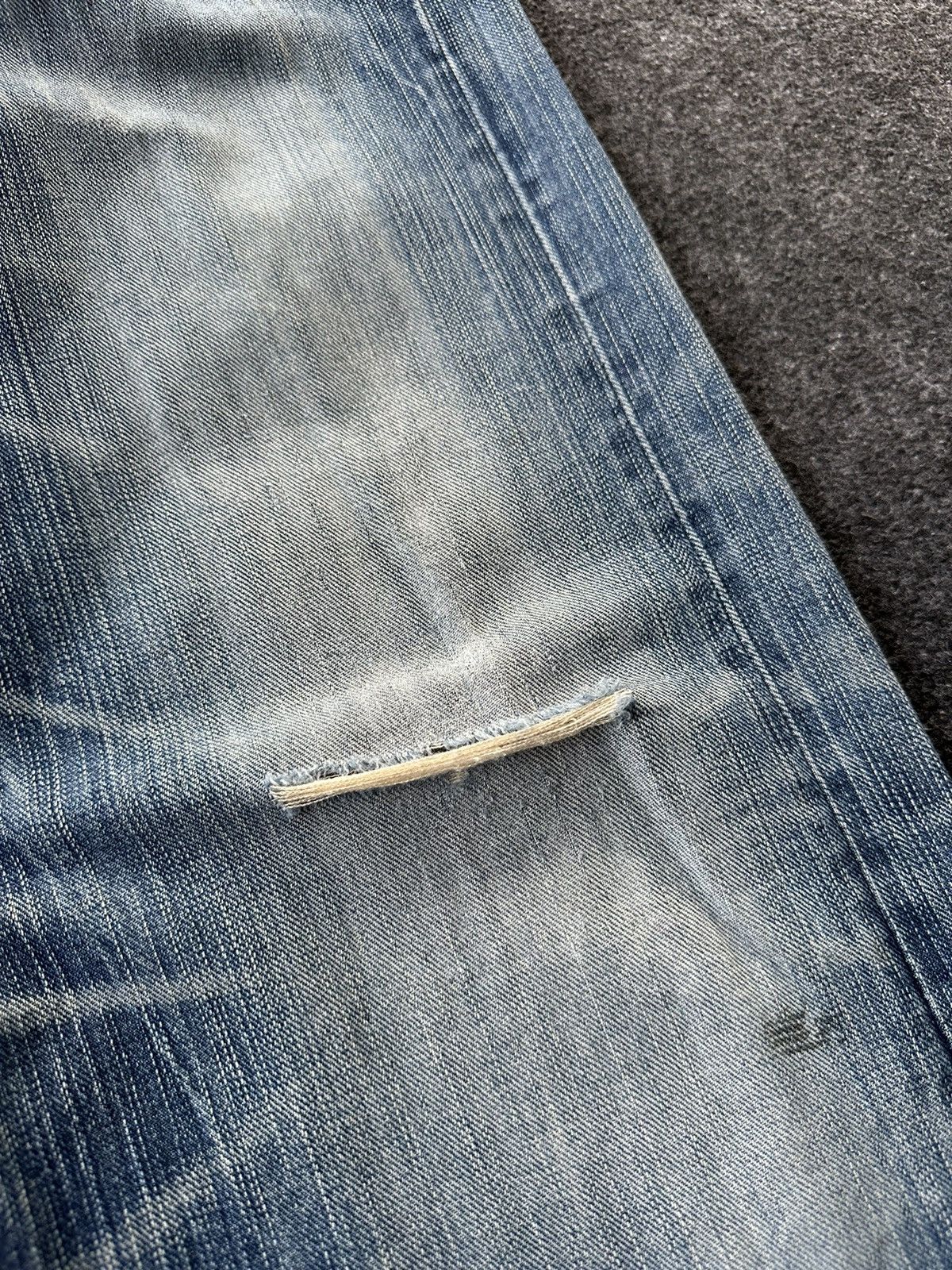 Edwin Edwin Exclusive Vintage Faded Washed Distressed Denim D187 Size US 34 / EU 50 - 9 Thumbnail
