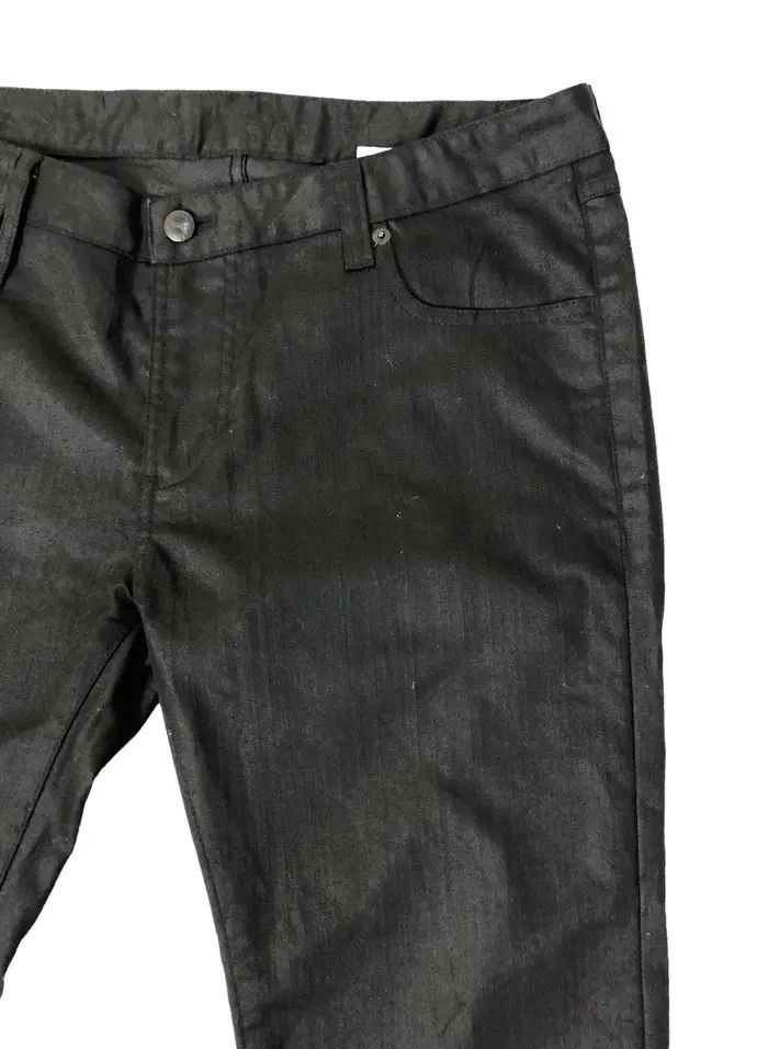 Japanese Brand Katharine Hammett London Black Wax Pants Size US 30 / EU 46 - 5 Thumbnail
