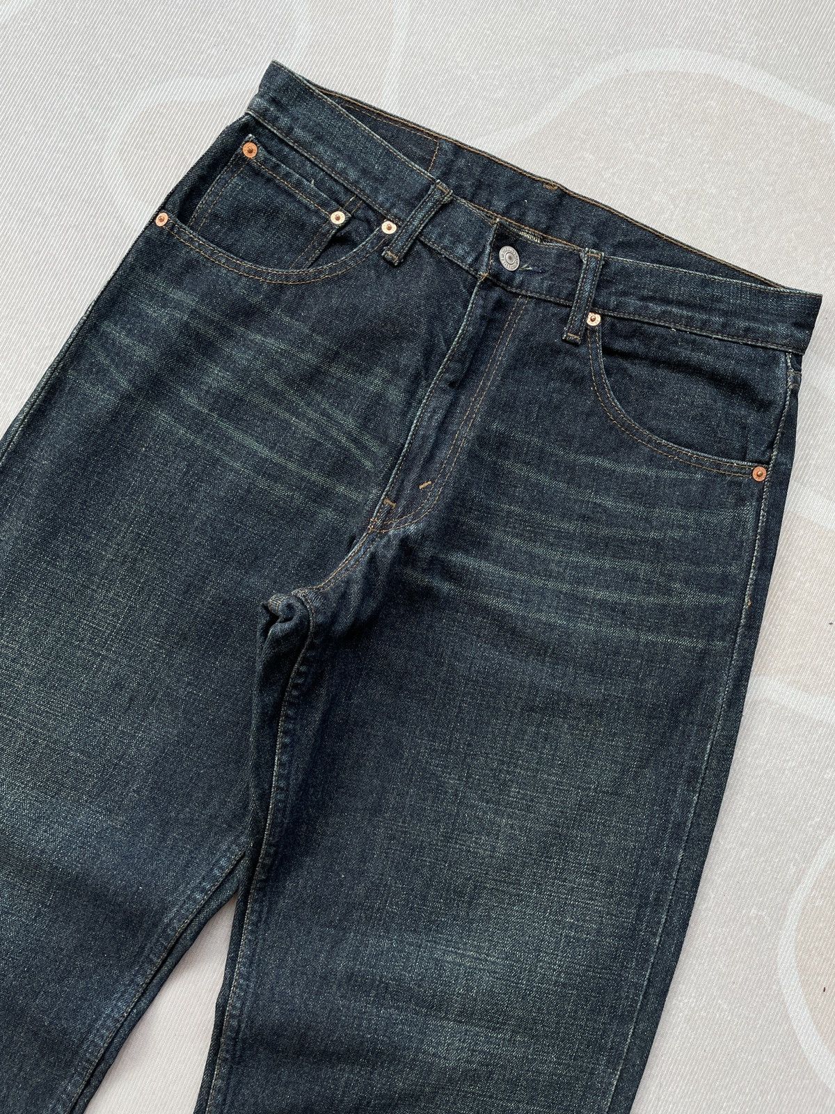 Levi's × Vintage Levis 539 Straight Loose Jeans (LG131) Size US 31 - 3 Thumbnail