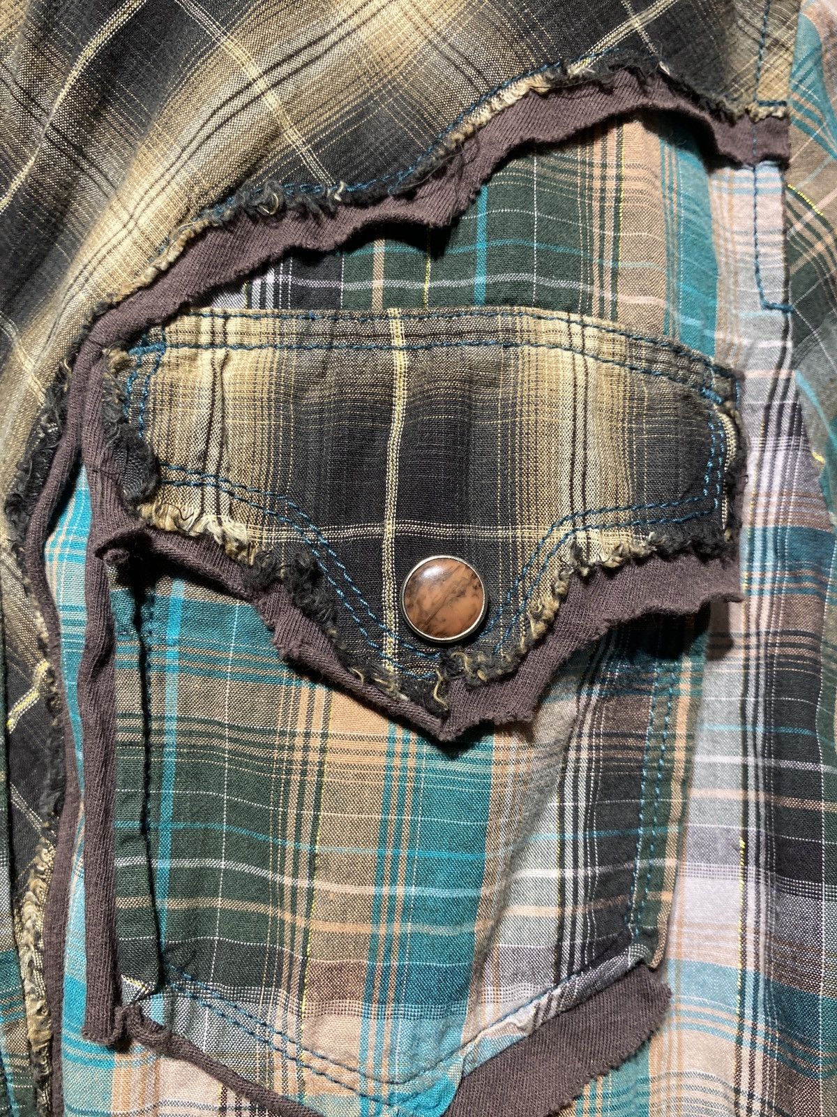 Tornado Mart Buckaroo Western Pearl Snap Button Gothic Punk Kmrii LGB Size US L / EU 52-54 / 3 - 6 Thumbnail