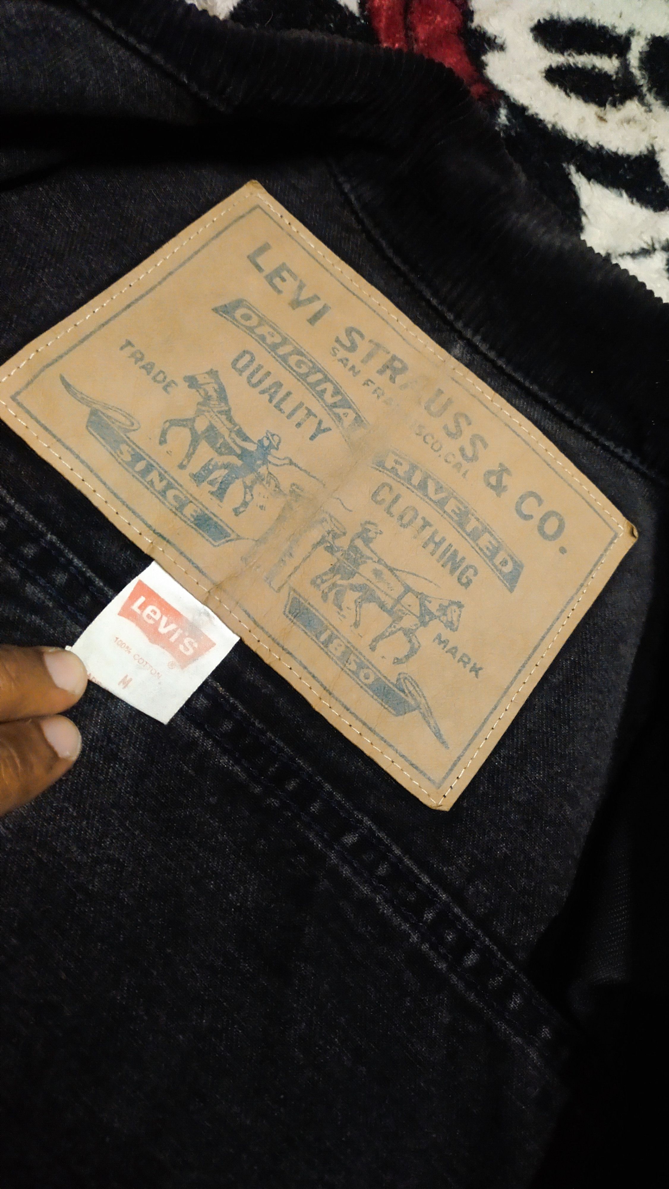 Levi's Vtg x Rare Levis Black Denim Jacket Size US L / EU 52-54 / 3 - 7 Thumbnail