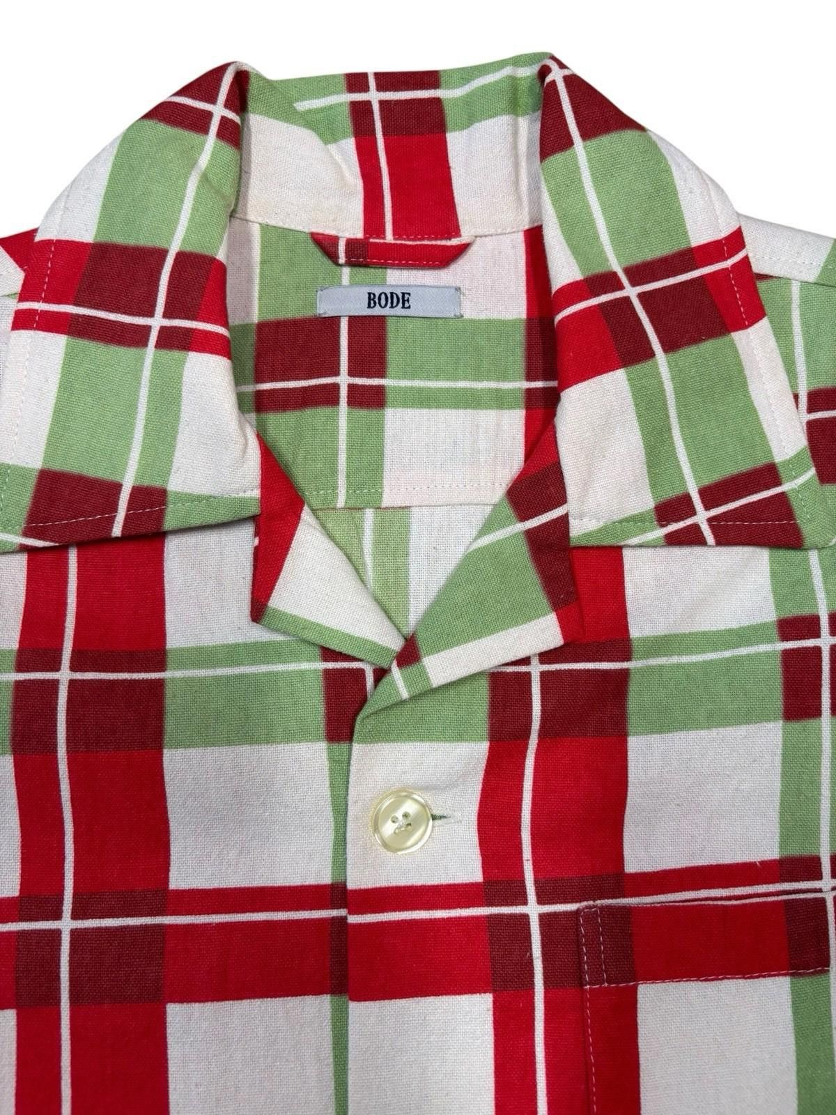 Bode Bode Plaid Red and Green Shirt Size US S / EU 44-46 / 1 - 3 Thumbnail