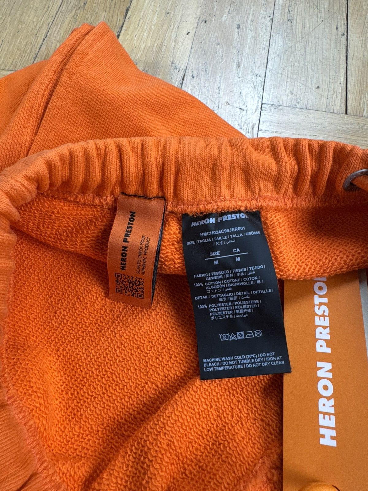 Heron Preston HERON PRESTON ORANGE “STYLE” SWEATPANTS Size US 32 / EU 48 - 8 Thumbnail