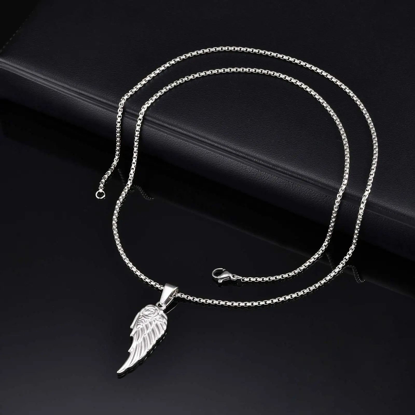 Jewelry Rose Wing Pendant Necklace Size ONE SIZE - 1 Thumbnail