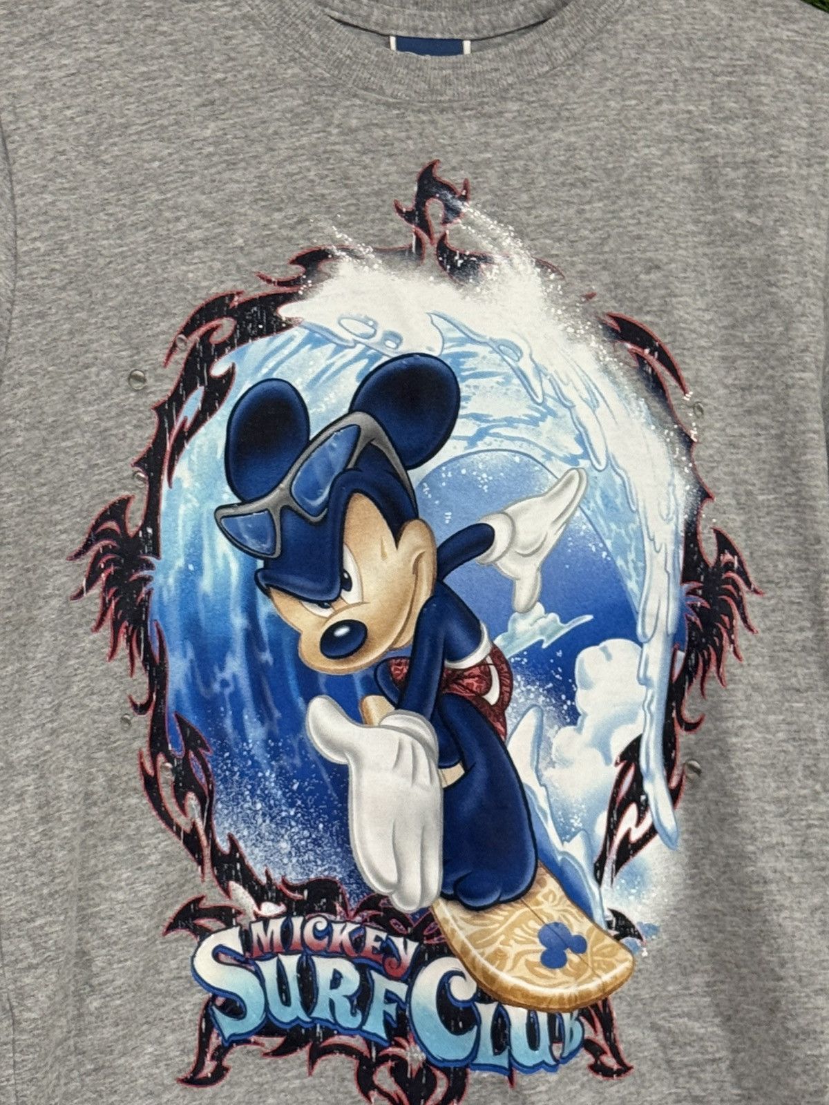 Disney Vintage Mickey Mouse Surf Y2K Gothic Style California Tee Size US XXS / EU 40 - 2 Thumbnail