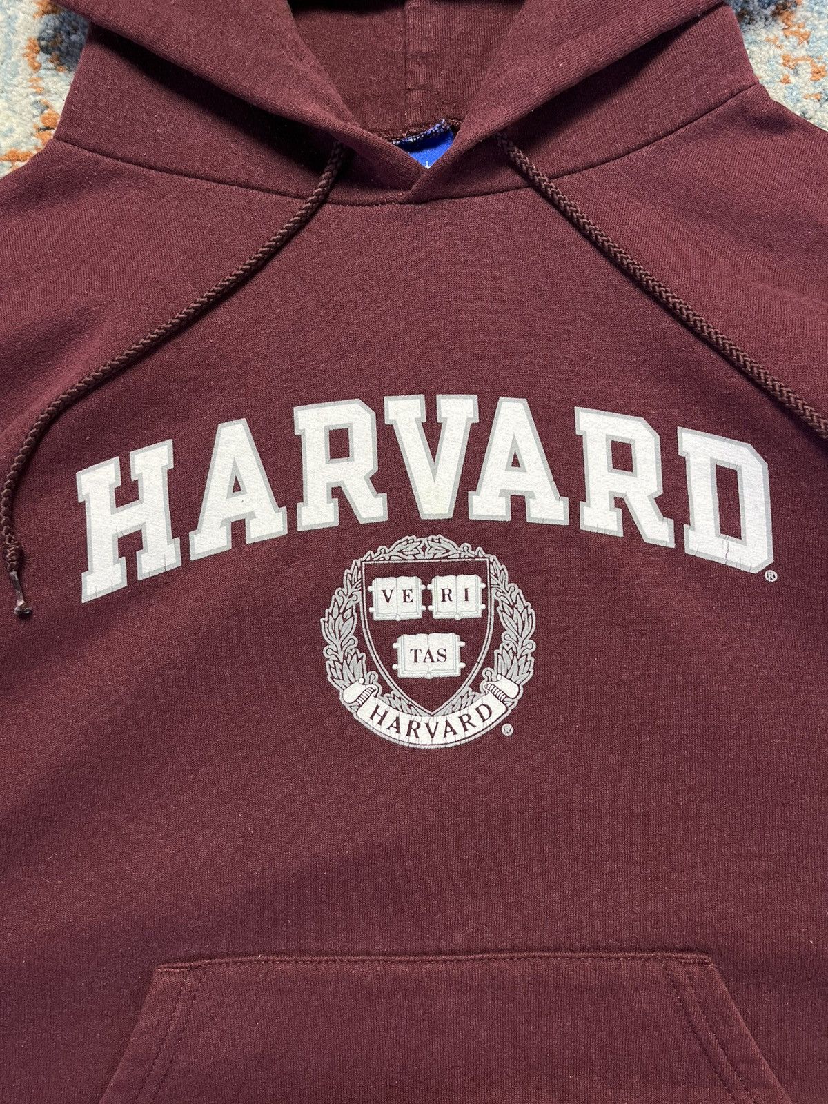 Champion × Vintage Vintage 90s Harvard college spellout champion hoodie Size US S / EU 44-46 / 1 - 5 Thumbnail