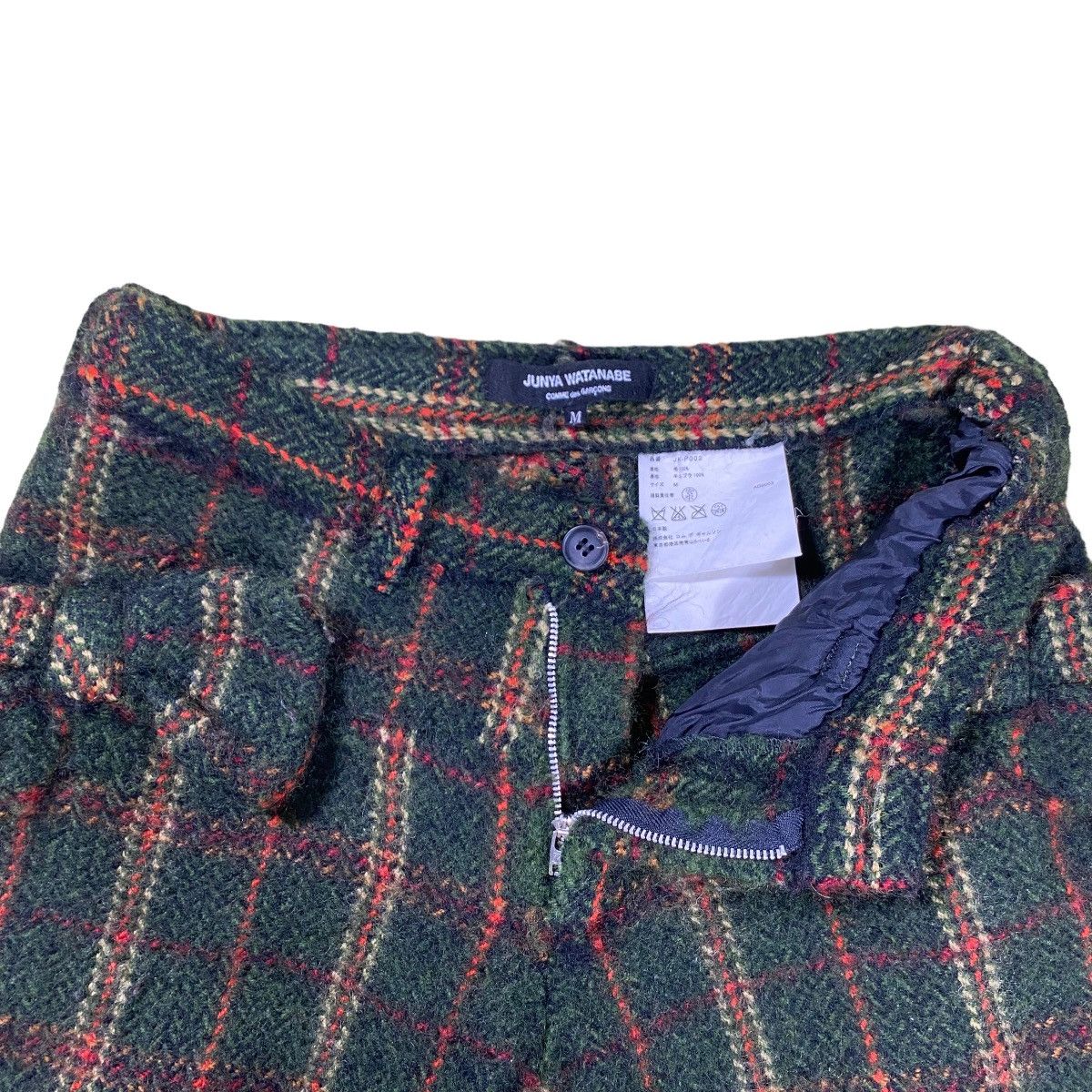 Comme des Garcons × Junya Watanabe × Rei Kawakubo Junya Watanabe Comme Des Garcons Bow Design Wool Pants Size 30" / US 8 / IT 44 - 10 Thumbnail