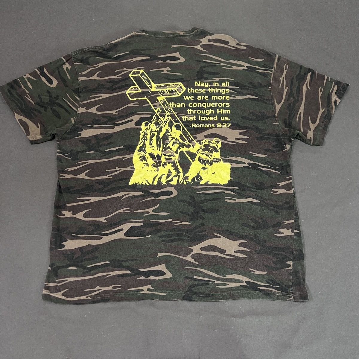 Anvil × Vintage Vintage Y2K Conquerors for Christ God Jesus Holy Bible 2XL Size US XXL / EU 58 / 5 - 2 Thumbnail