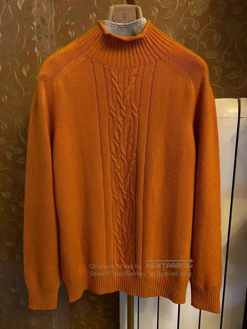 Loro Piana LoroPiana 100% Cashmere Cable Knit Sweater. Size US L / EU 52-54 / 3 - 1 Thumbnail