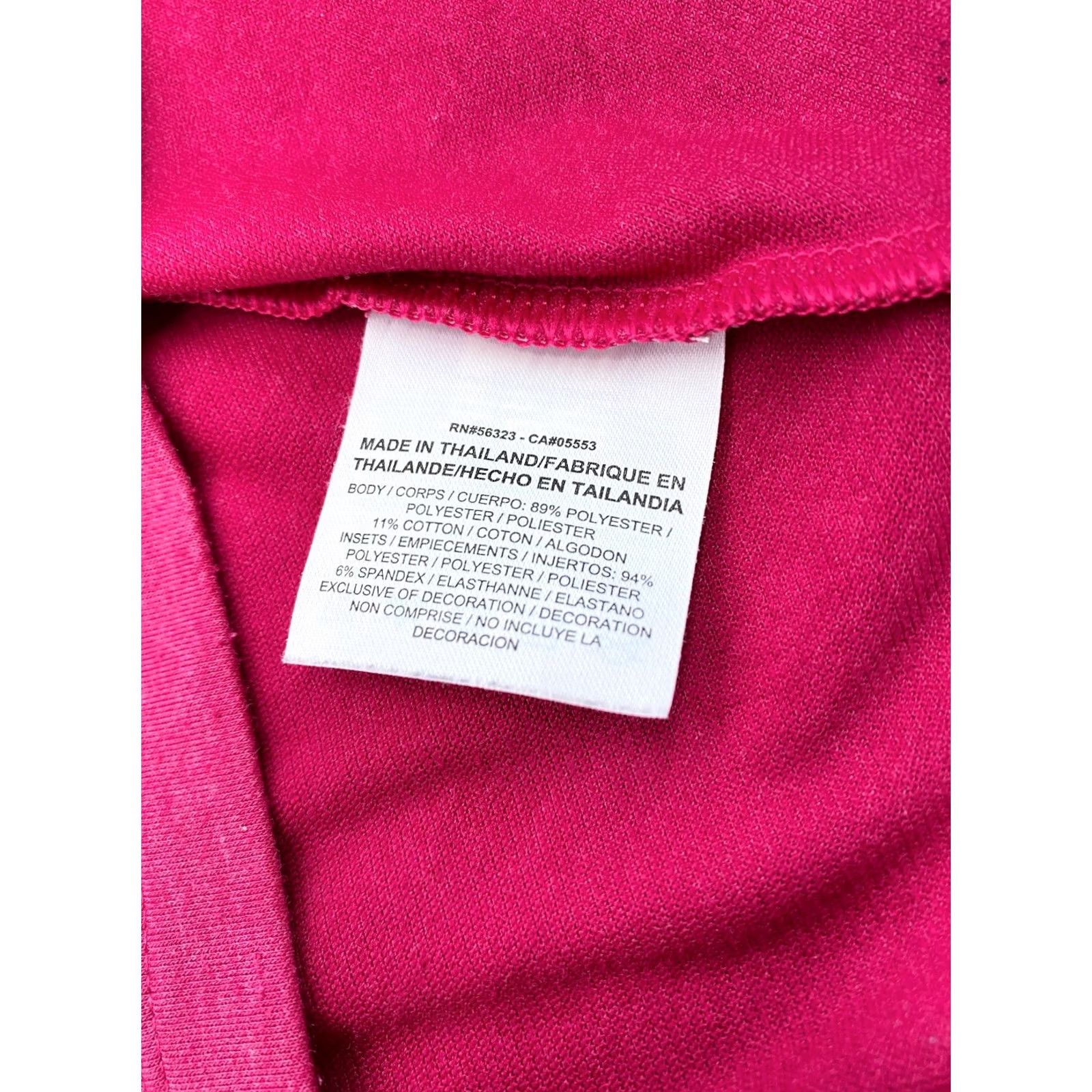 Nike Nike Golf Sandie Zip Top Women's XL Pink Short Sleeve Dri-Fit T-Shirt 6606 Size XL / US 12-14 / IT 48-50 - 5 Thumbnail