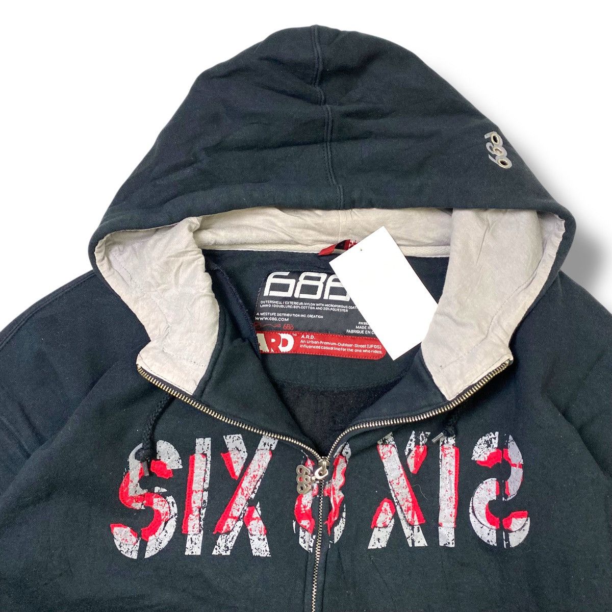 686 × Vintage Vintage 686 Zip hoodie Size US L / EU 52-54 / 3 - 3 Thumbnail