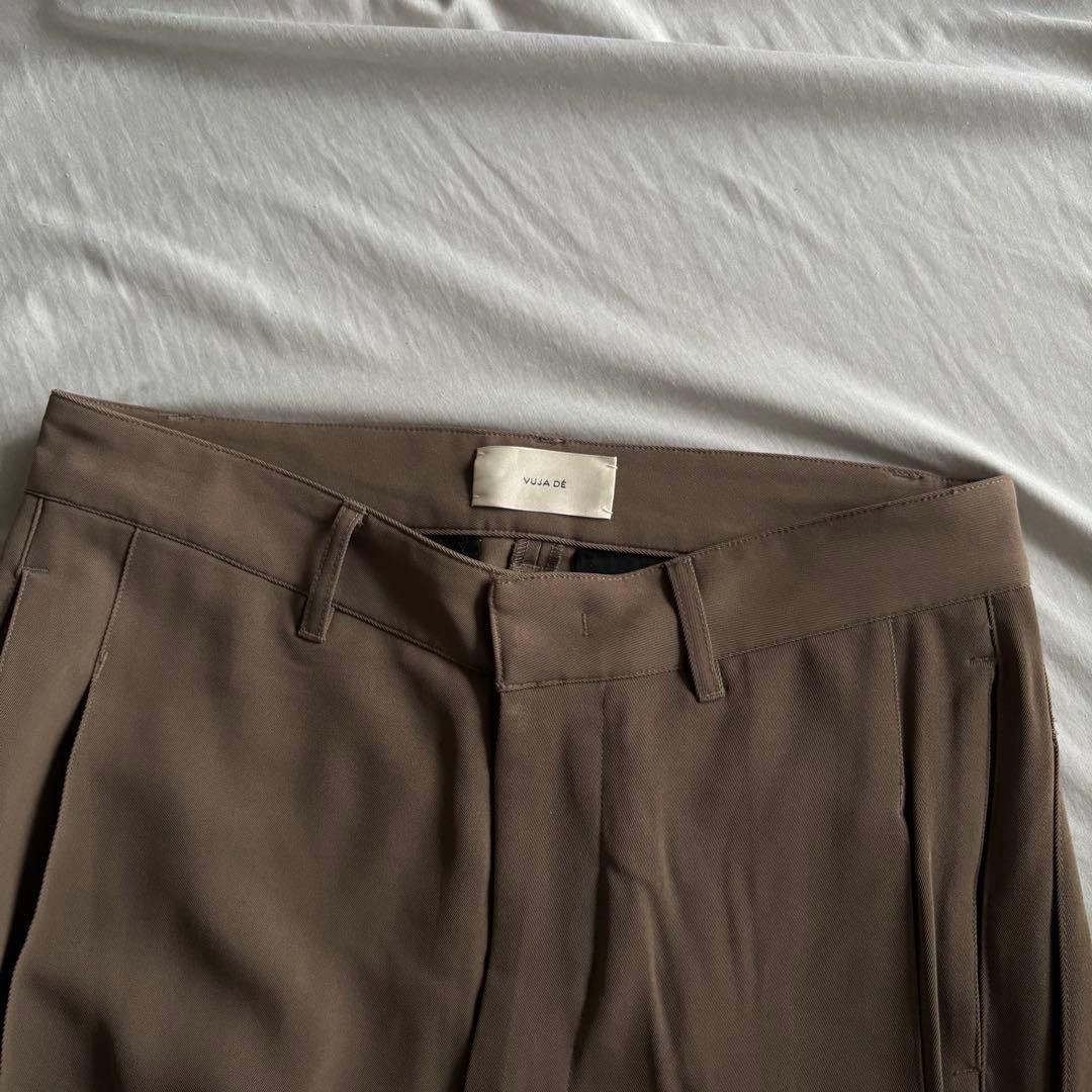 Vuja De VUJA DE GALA PLEATED TROUSERS Brown M Size US 33 - 3 Thumbnail