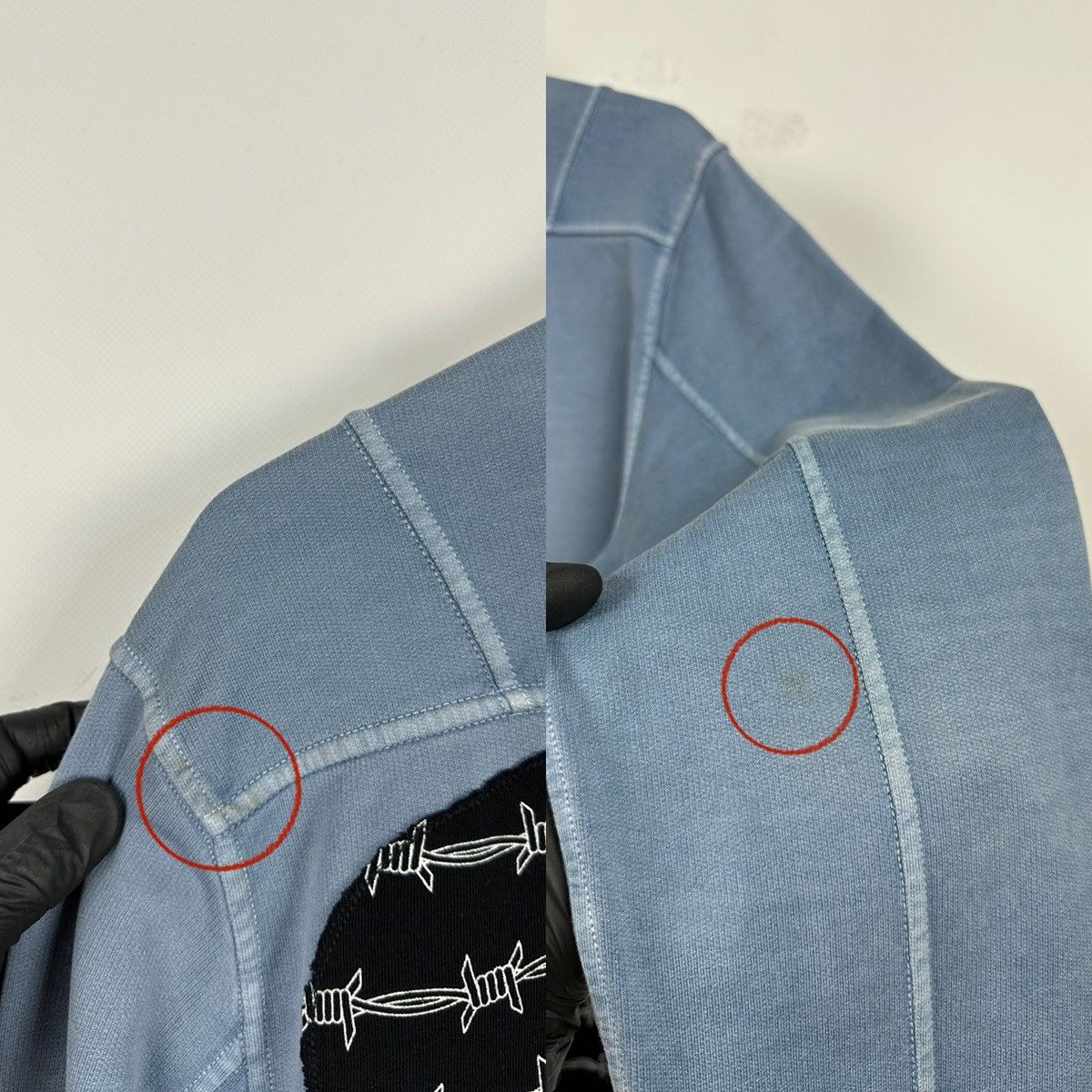 Stone Island Stone Island Custom Garment Dyed Blue Sweatshirt Size US L / EU 52-54 / 3 - 24 Thumbnail