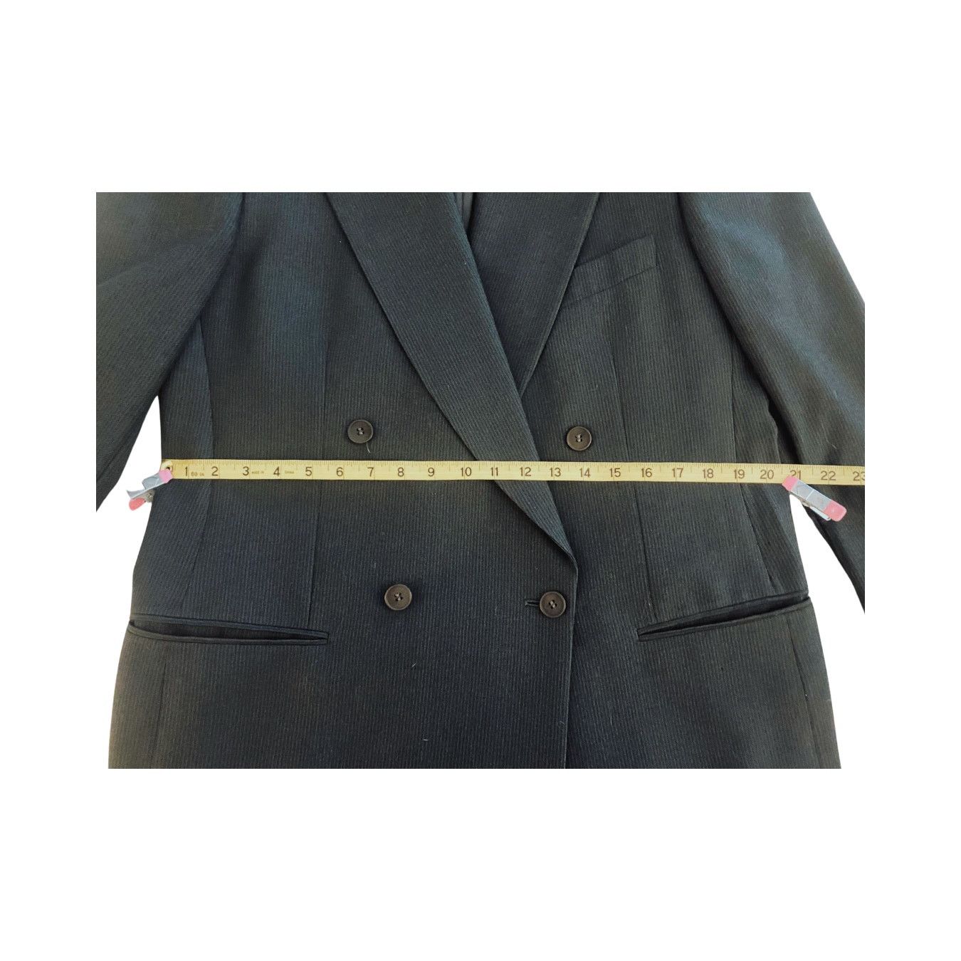 Giorgio Armani Vintage Giorgio Armani Le Collezioni Blazer Double Breasted Size 42R - 9 Thumbnail