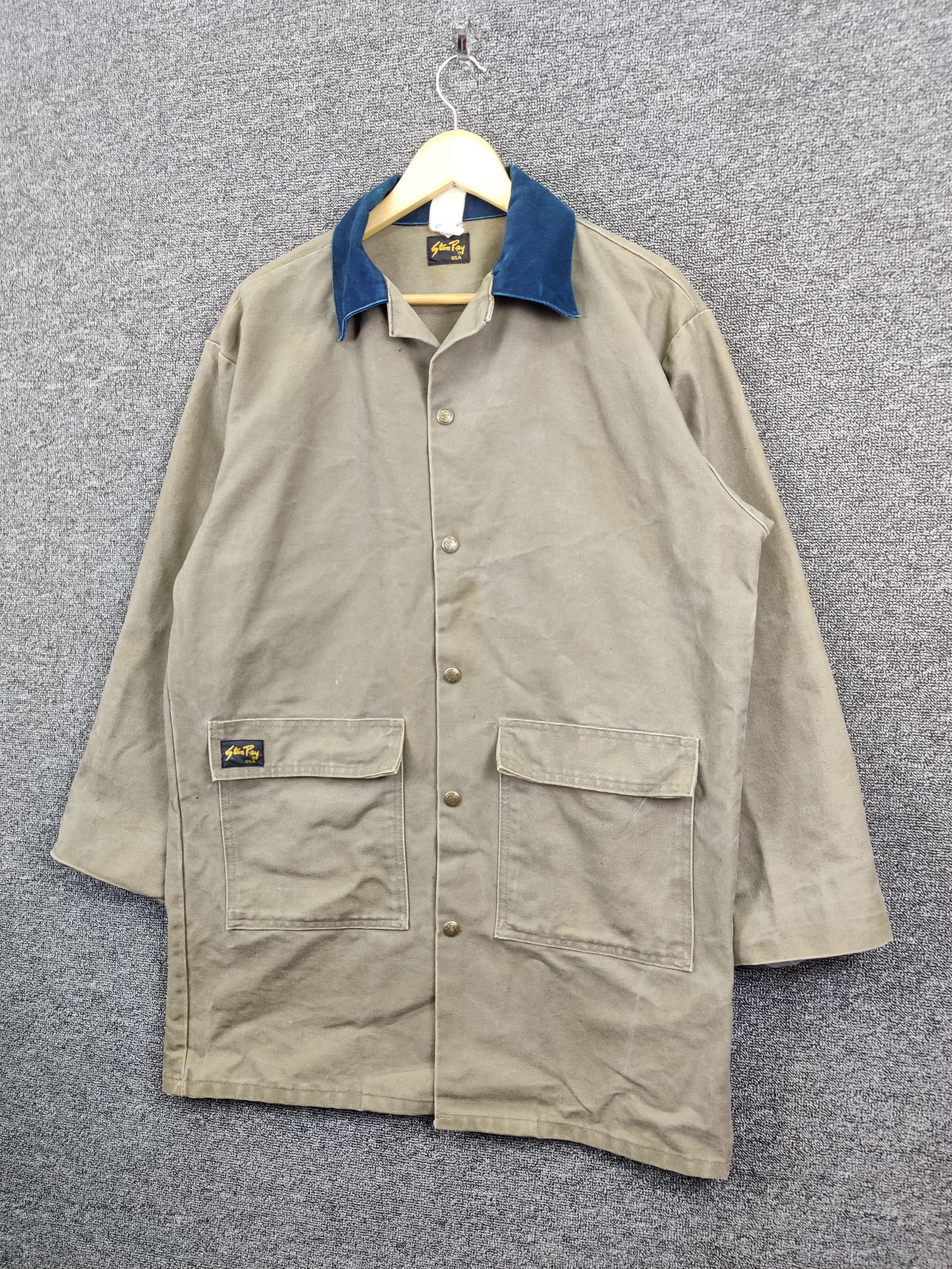 Stan Ray Vintage 90's Stan Ray Tactical Chore Canvas Jacket Size US L / EU 52-54 / 3 - 2 Thumbnail