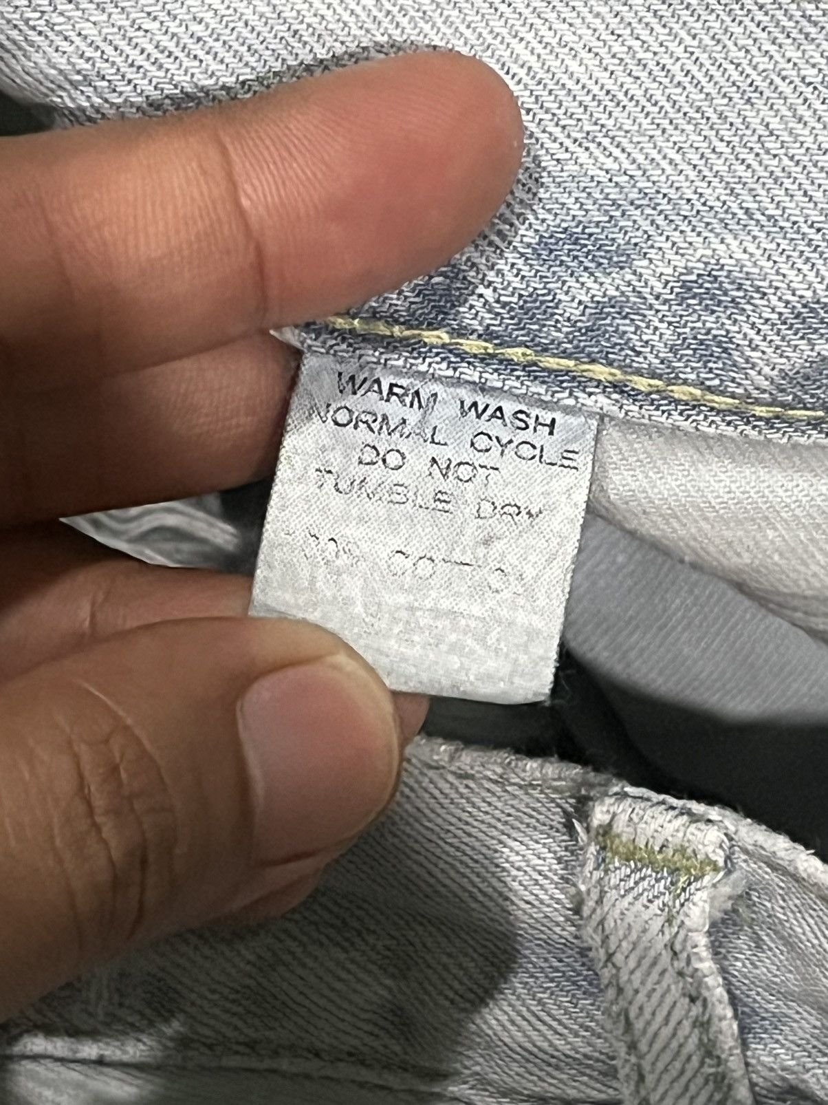 If Six Was Nine × Japanese Brand × Le Grande Bleu (L.G.B.) Vintage Japanese Brand Light Blue Washed Trashed Ripped Jean Size US 32 / EU 48 - 12 Thumbnail