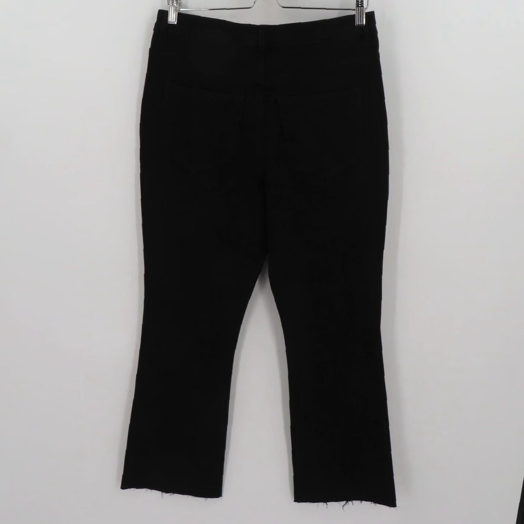 Commando Commando Womens Large Solid Black Denim Jeans Pants Bootcut Pockets High Rise Regular Size 36" / US 14 / IT 50 - 5 Thumbnail