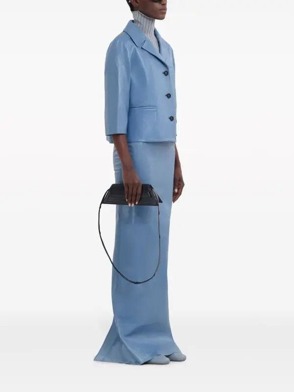 Marni o1w1db11125 Jacket in Blue Size L / US 10 / IT 46 - 3 Thumbnail