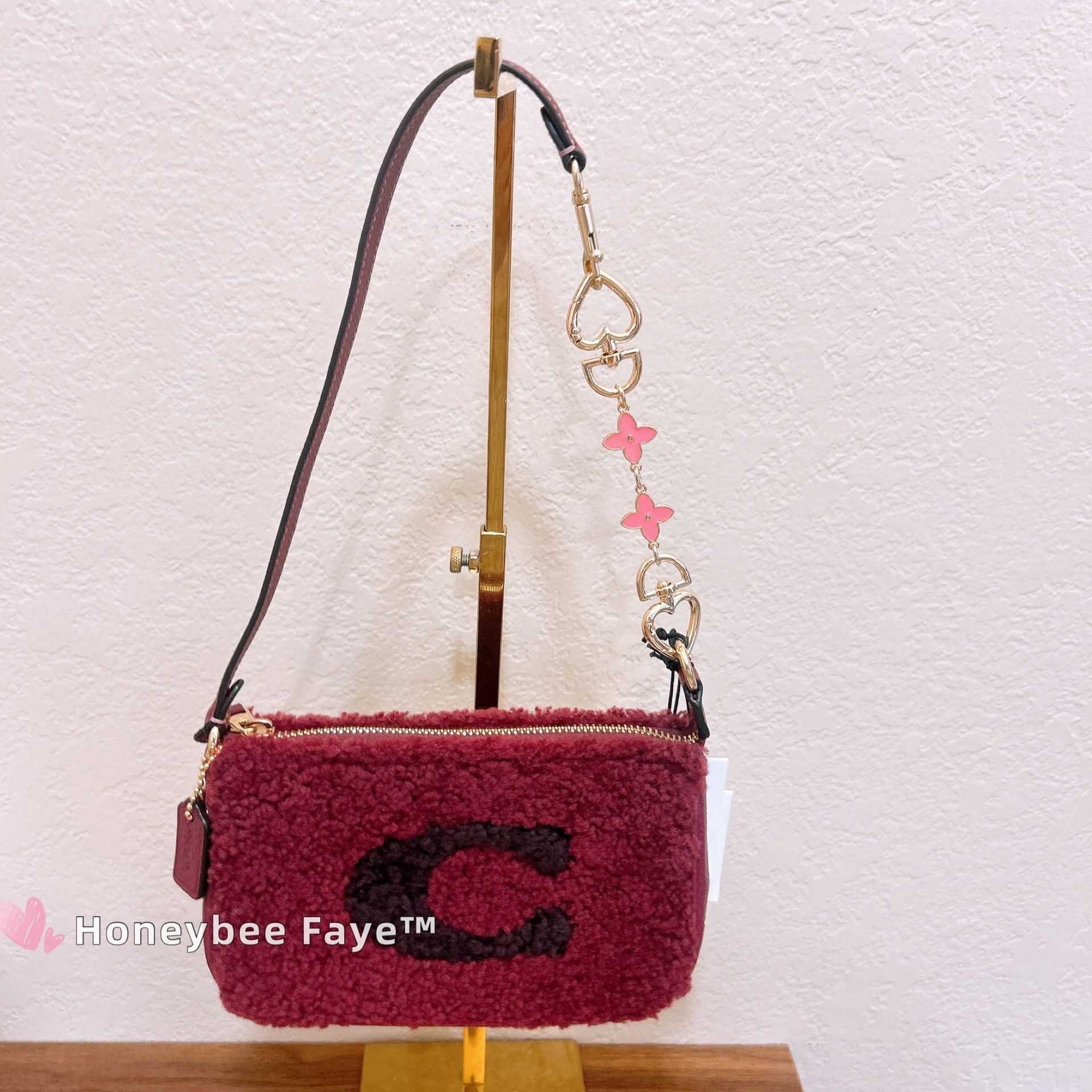 Coach NWT Coach Nolita 19 In Shearling With Coach Motif CE691 Size ONE SIZE - 3 Thumbnail