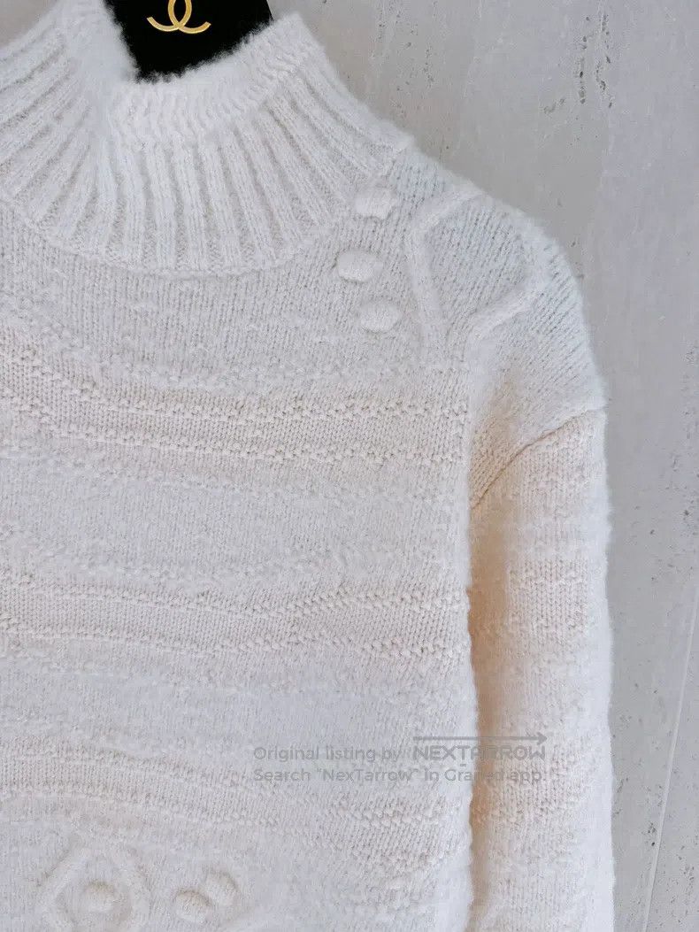 Chanel Chanel 23N Ski Series Beige Cashmere Sweater Size XXS / US 00 / IT 34 - 3 Thumbnail