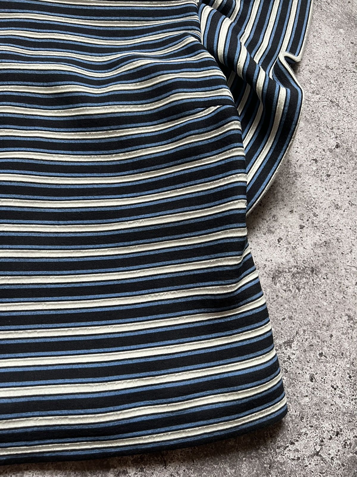 MSGM MSGM Milano Striped Ruffle Short Sleeve Top Size M / US 6-8 / IT 42-44 - 5 Thumbnail