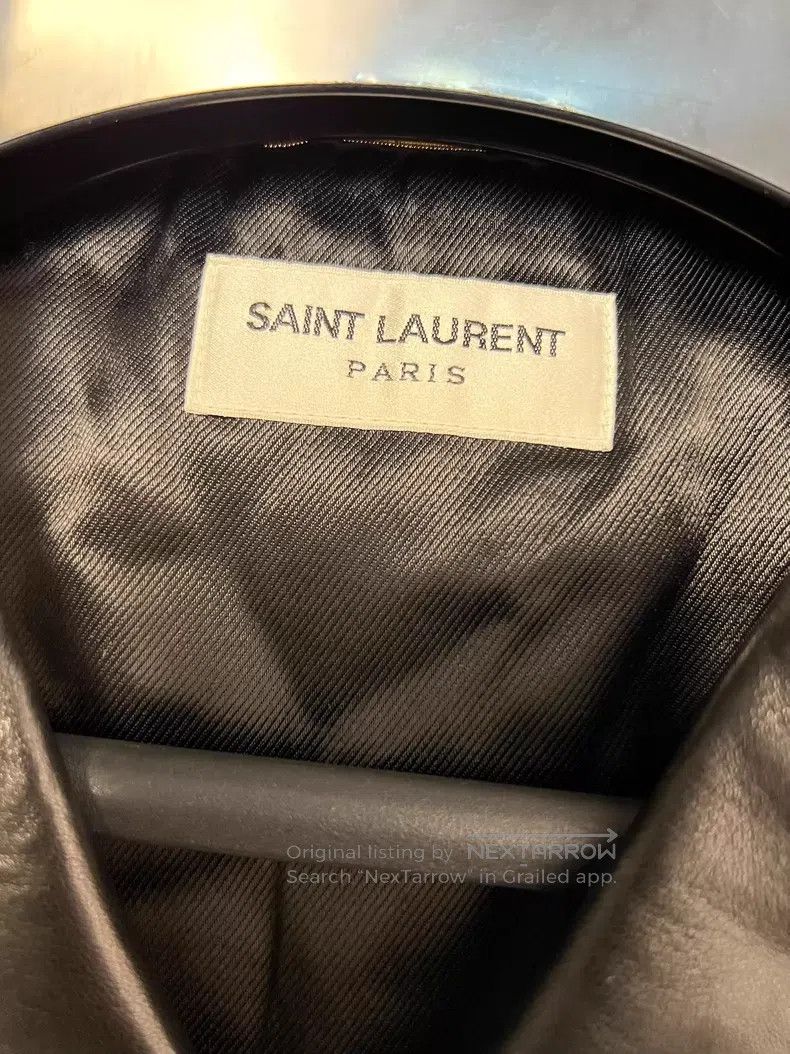 Saint Laurent Paris Saint Laurent Paris Biker Leather Jacket Size S / US 4 / IT 40 - 3 Thumbnail