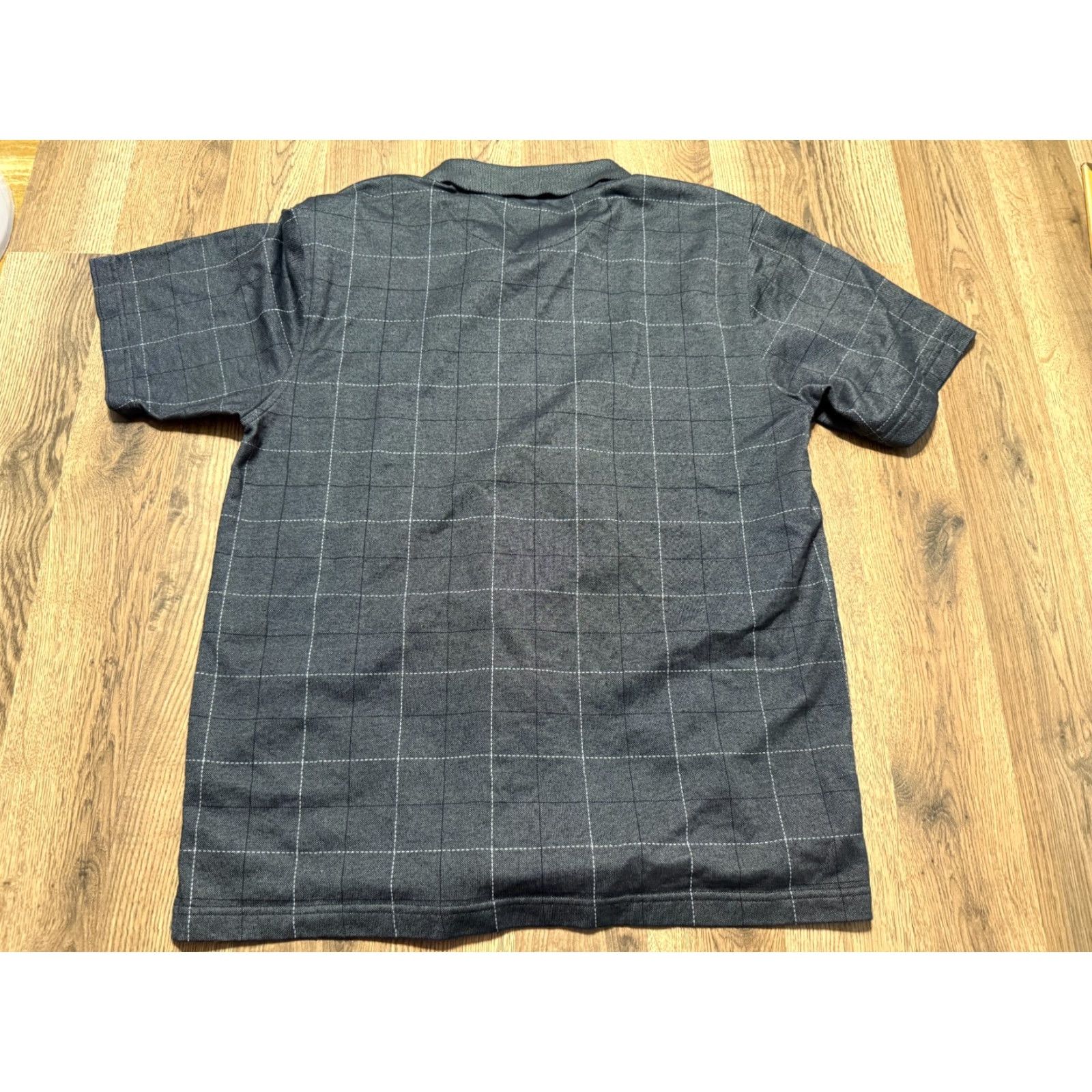 Arrow Arrow Shirt Men's Size Medium Grey White Short Sleeve Polo Shirt Size US M / EU 48-50 / 2 - 2 Thumbnail