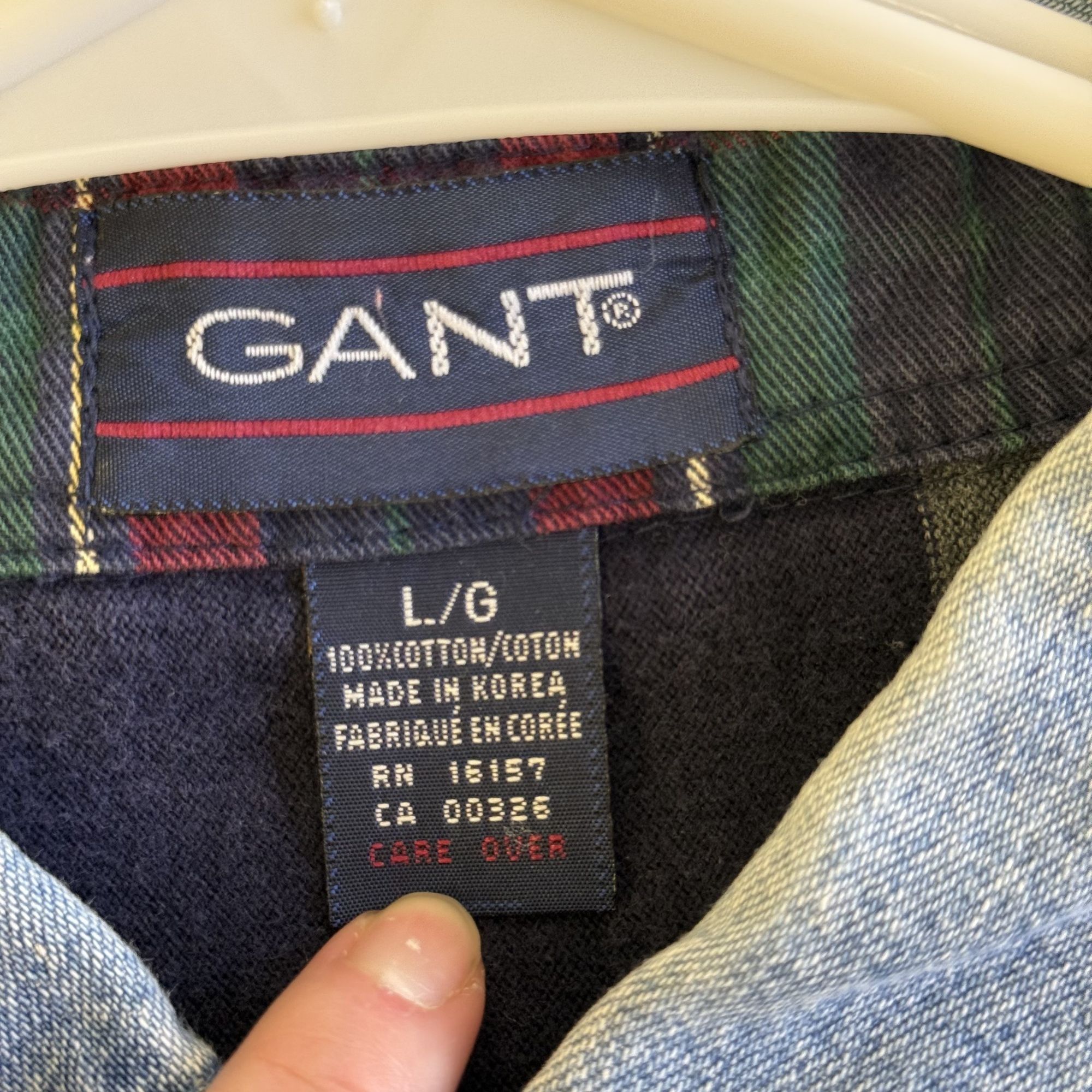 Gant Vtg Gant COLORBLOCK STRIPE Logo Crest Streetwear Polo Rugby Size US L / EU 52-54 / 3 - 7 Thumbnail