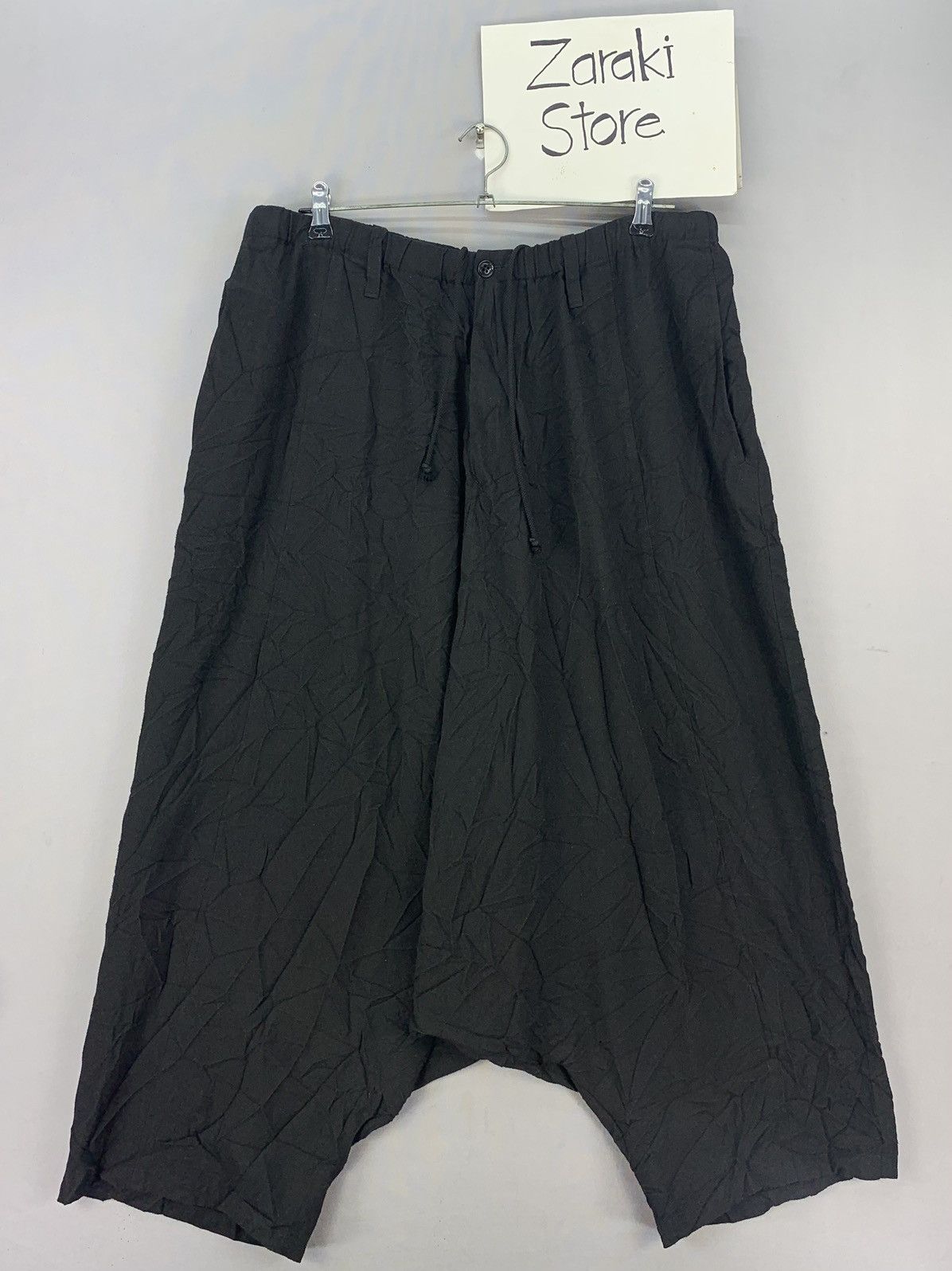 Damir Doma × Designer Damir Doma linen drop crotch pants